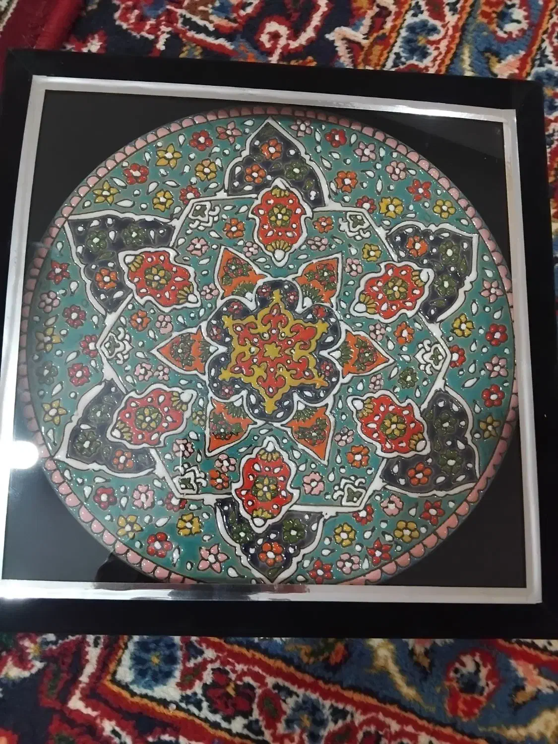 فروش ظرف سفالی میناکاری محصول لاله جین همدان|ظروف سرو و پذیرایی|همدان, |دیوار