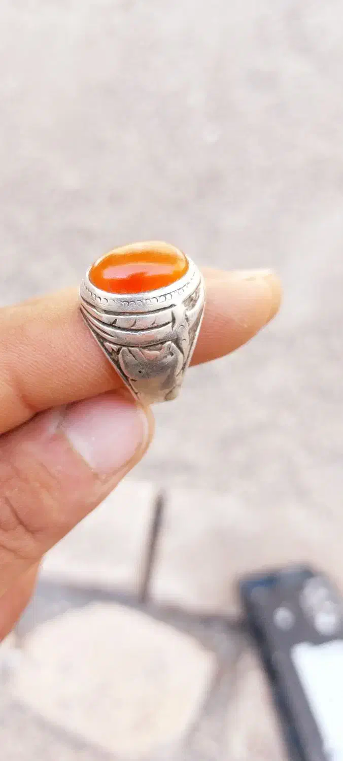 انگشتر عقیق کهنه|جواهرات|زابل, |دیوار