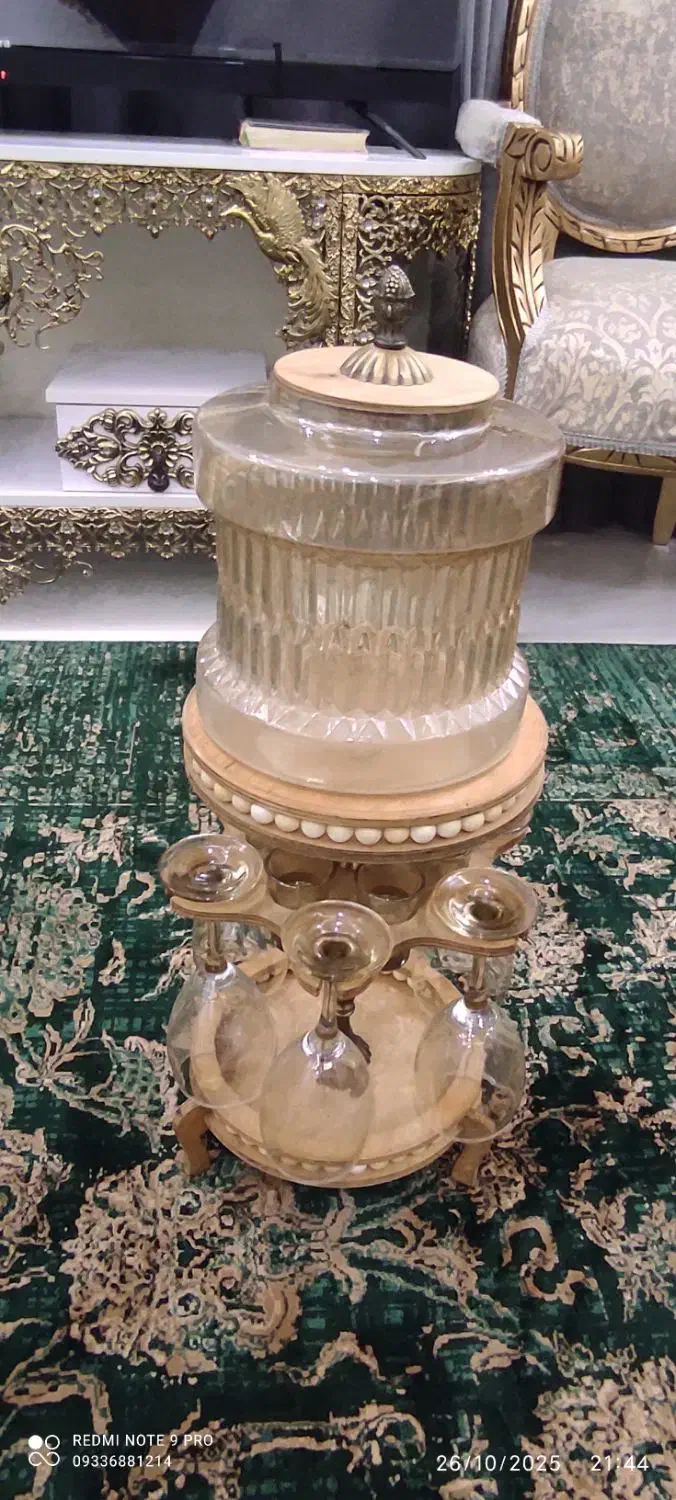 کلمن شربت جام لیوان شیشه ی|ظروف سرو و پذیرایی|مشهد, کارمندان دوم|دیوار