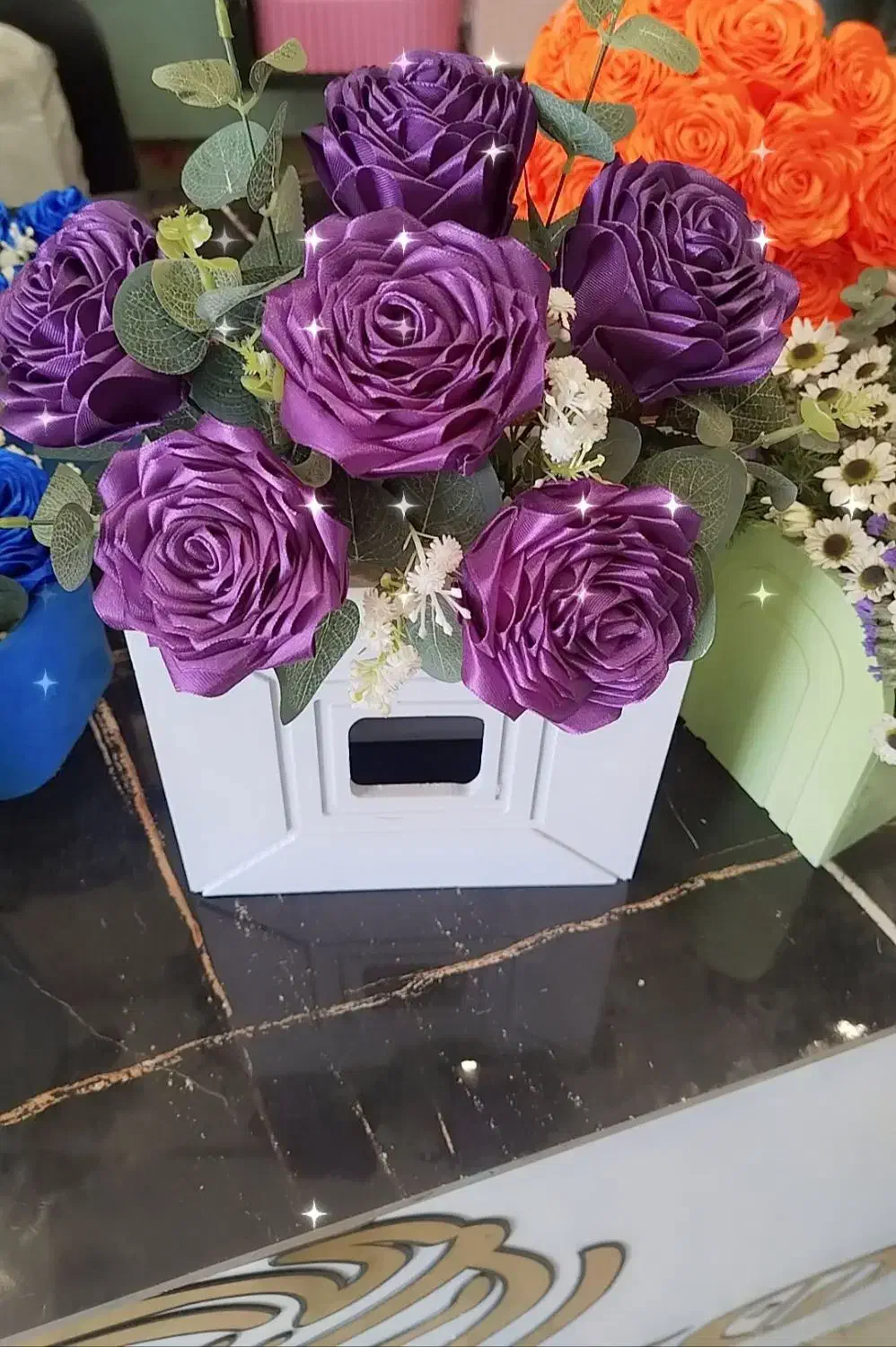 رز ربانی|گل مصنوعی|یزد, |دیوار