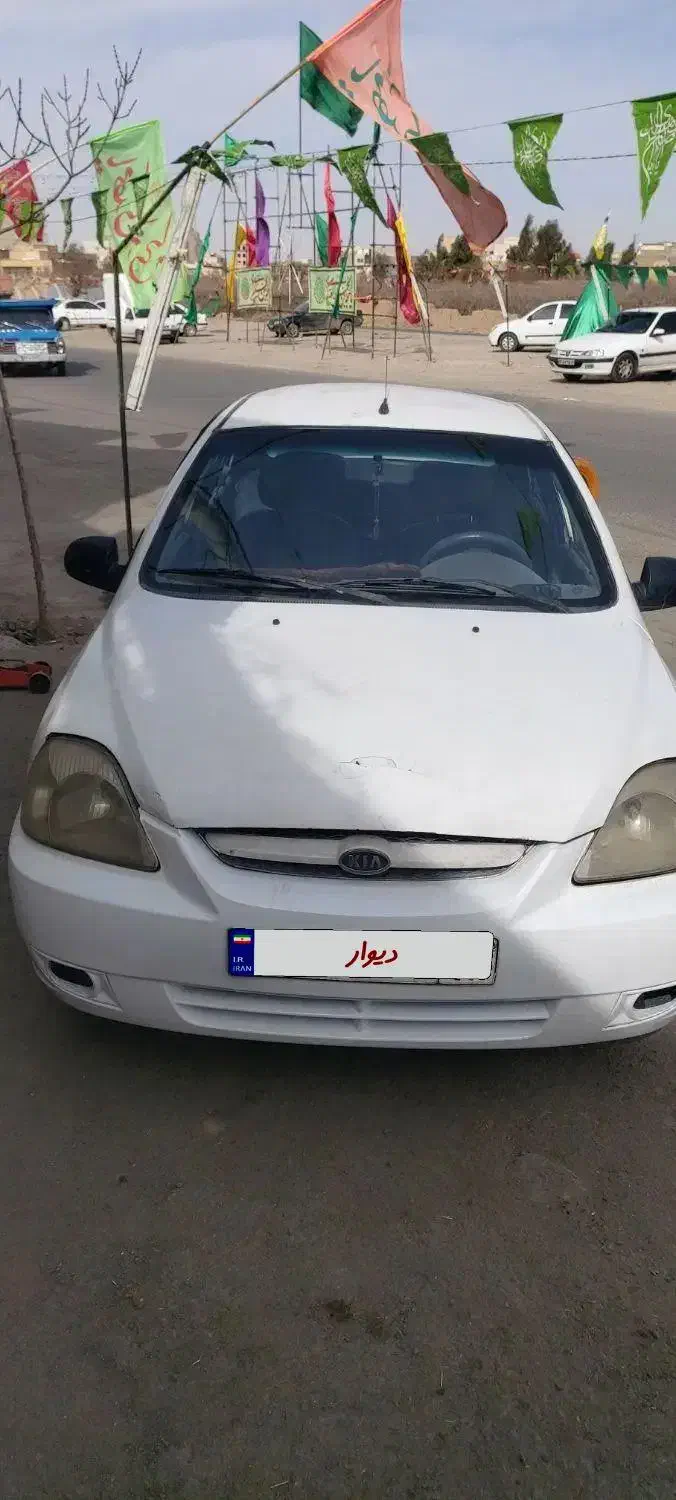 ماشین ریو مدل ۸۷ سفید|خودرو سواری و وانت|قم, یزدان‌شهر|دیوار