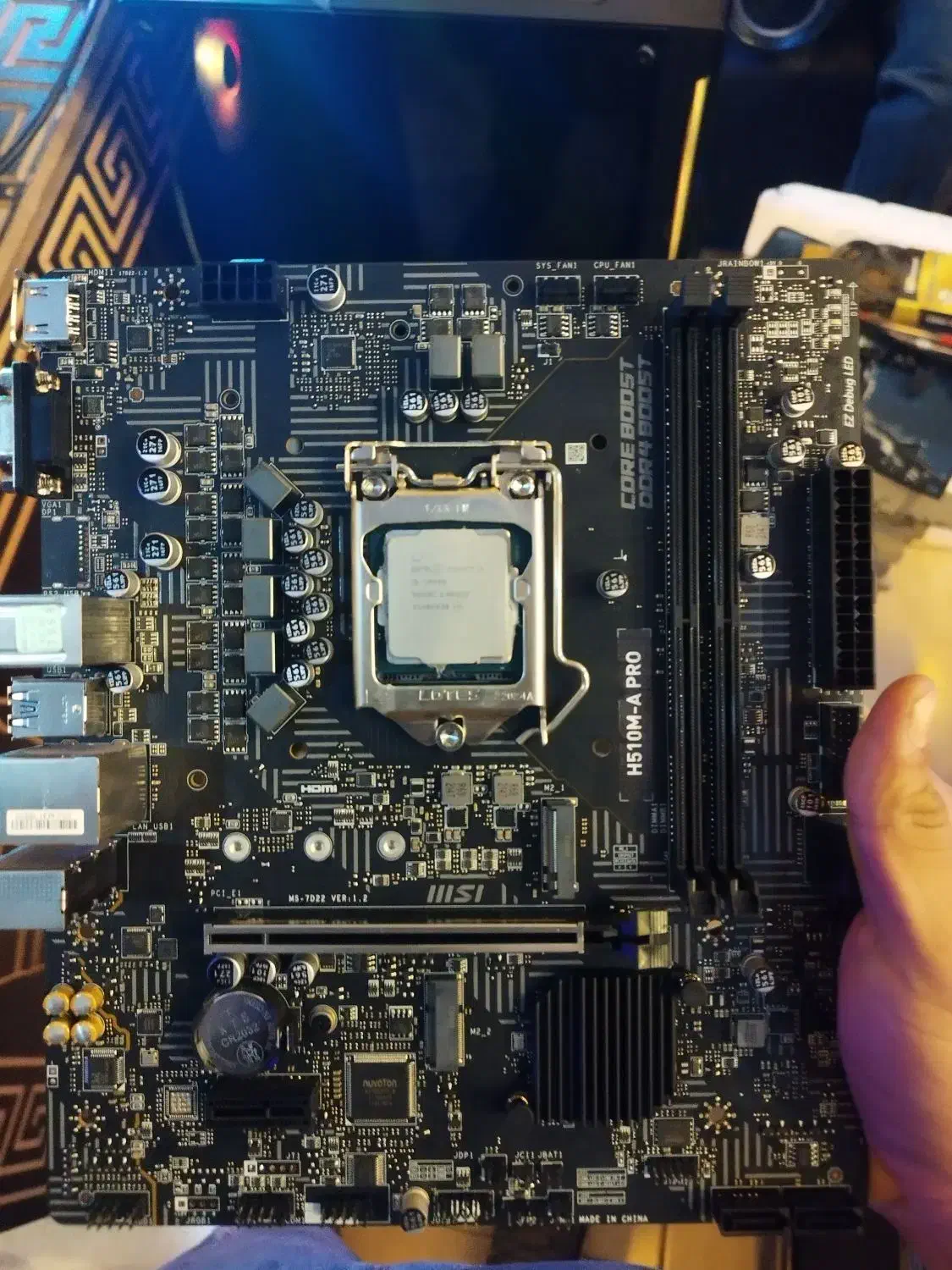 مادربرد h510m-a pro msi سیپیو i5 10400f کیس گیمینگ|قطعات و لوازم جانبی رایانه|تهران, شهرک پاسداران|دیوار