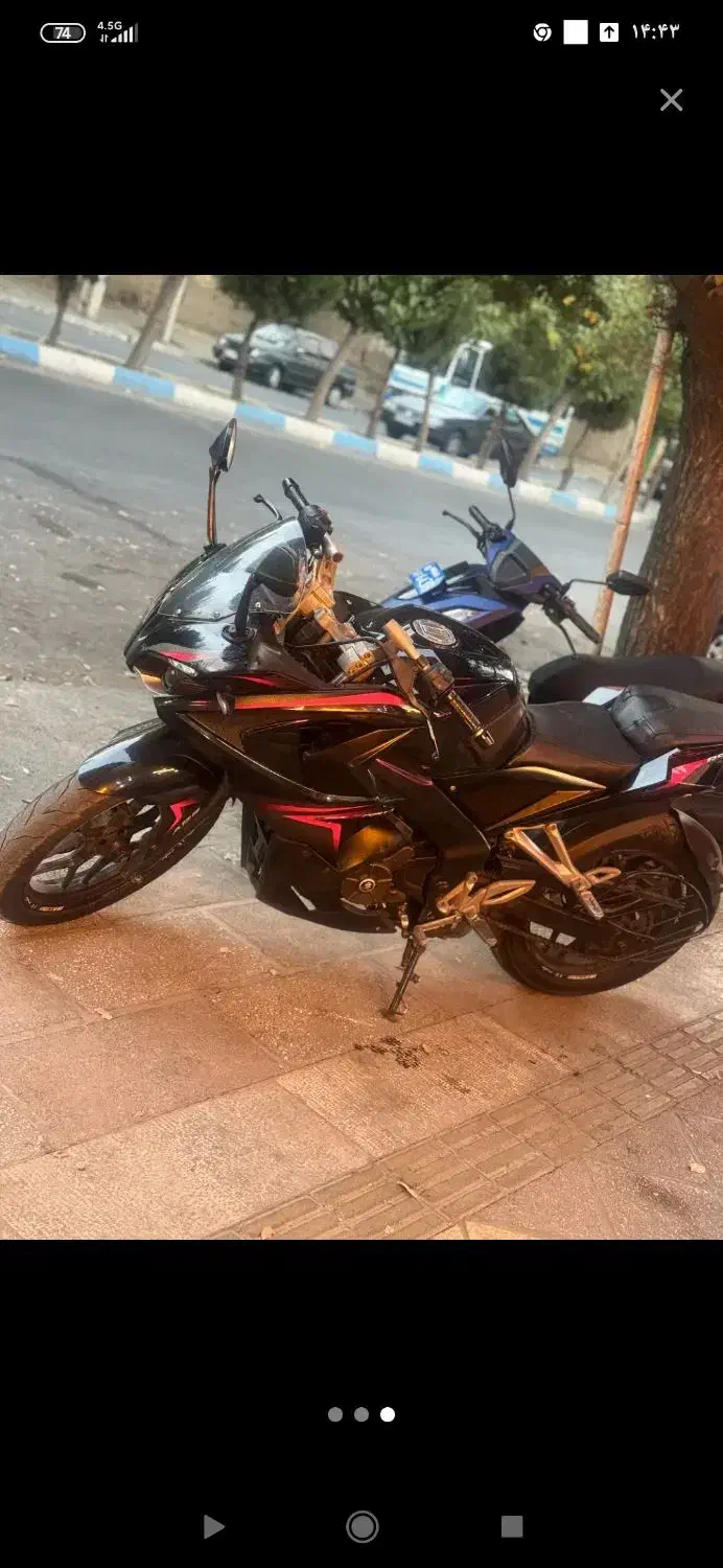 فروش موتور سیکلت RS200|موتورسیکلت|تهران, ابوذر|دیوار