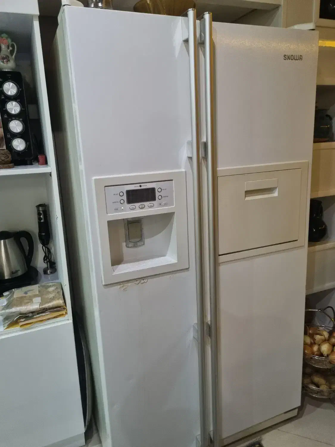 یخچال ساید اسنوا ولباسشو پاکشوما|یخچال و فریزر|ملارد, |دیوار