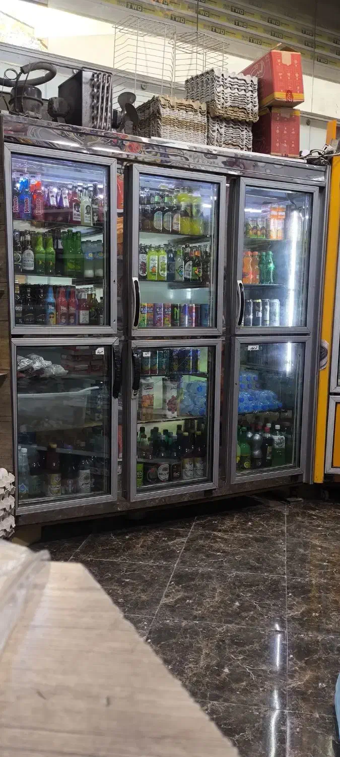 یخچال تمام استیل دو طرف شیشه|فروشگاه و مغازه|کهریزک, |دیوار