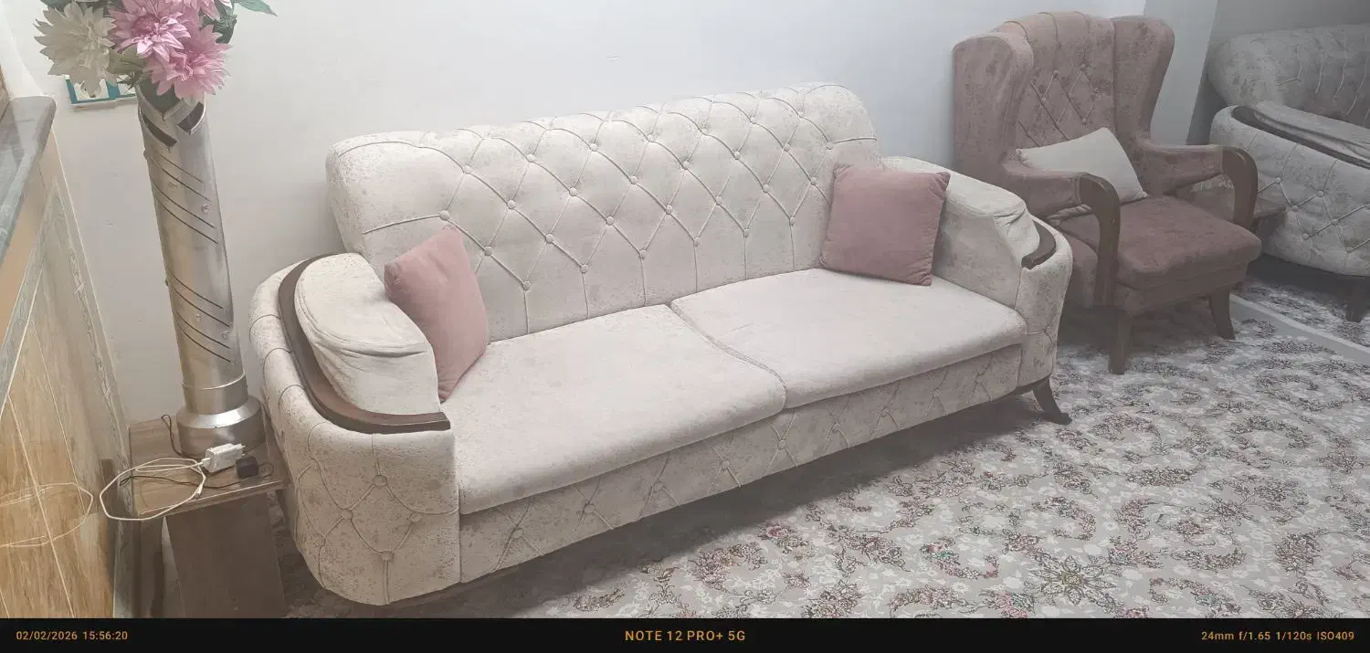 فروش مبل ۷ نفر|مبلمان خانگی و میز عسلی|نقده, |دیوار