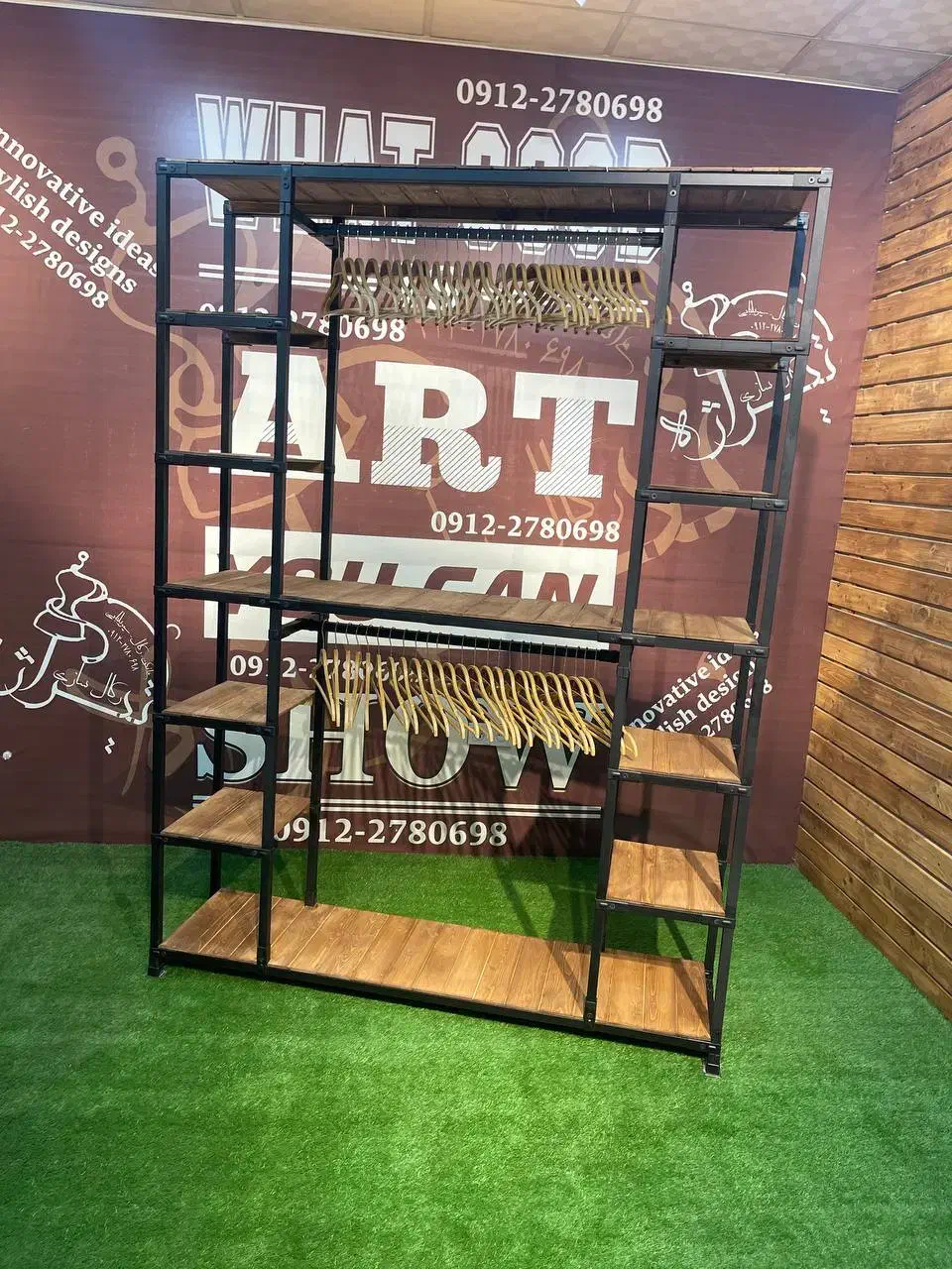 رگال بغل طبقه( چوب و فلز)|جاکفشی، کمد، دراور|ملارد, |دیوار