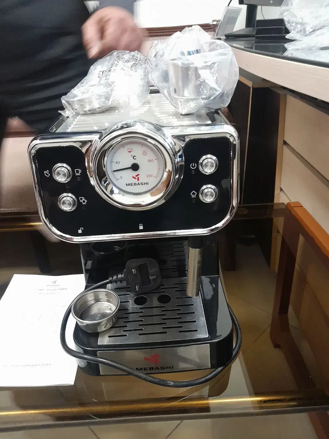 اسپرسو ساز مباشی مدل 2039|سماور، چایساز، قهوهساز|مشهد, فلسطین|دیوار