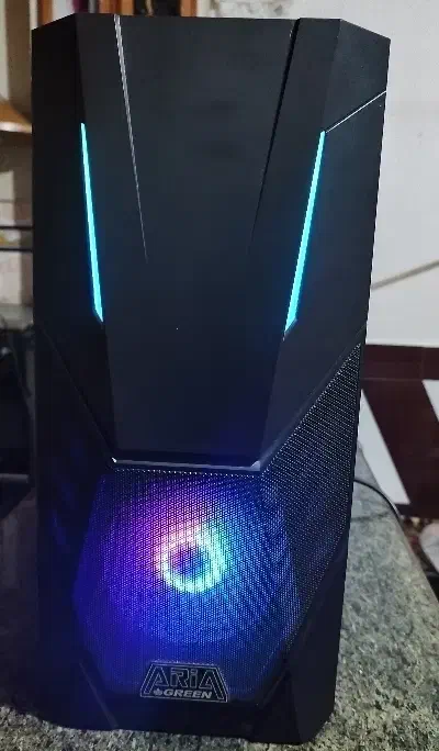 کیس کامپیوتر گیمینگ گرین مدل ARIA|رایانه رومیزی|شوش, |دیوار