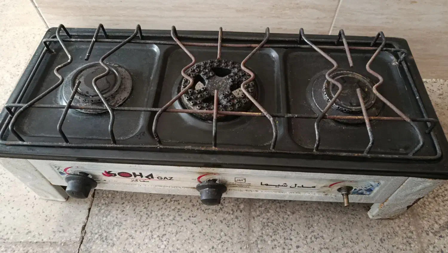 یک عدد اجاق گاز|اجاق گاز و لوازم برقی پخت‌وپز|اشتهارد, |دیوار