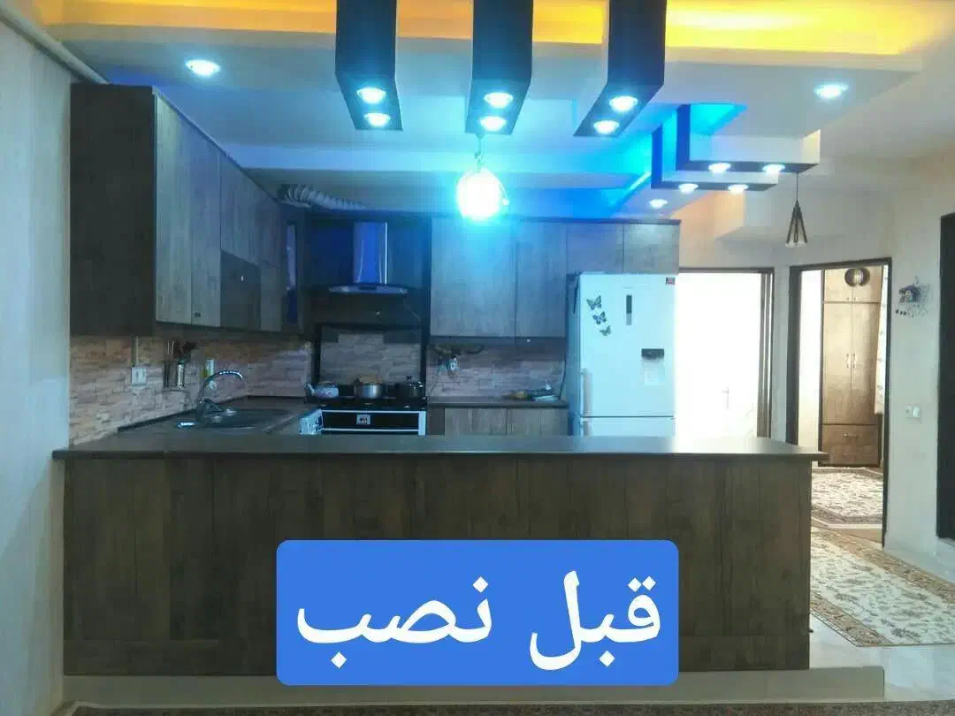 برچسب کردن کابینت ام دی اف فلز دیوار وغیره|مصالح و تجهیزات ساختمان|کرمانشاه, |دیوار