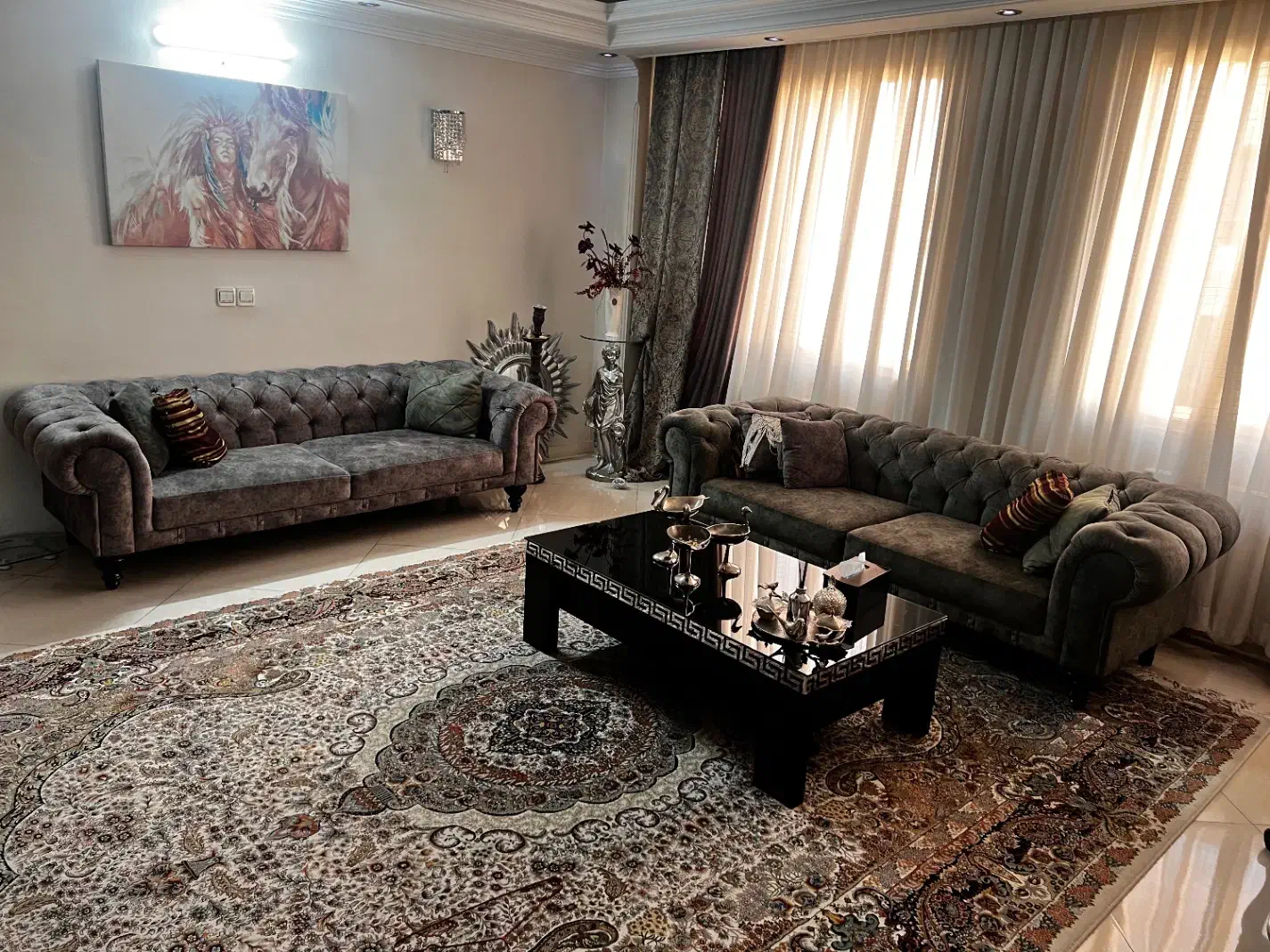 مبل راحتی چستر|مبلمان خانگی و میز عسلی|اندیشه, اندیشه فاز ۳|دیوار