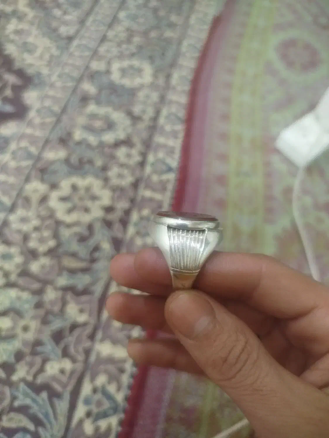 انگشتر عقیق یمن بفروش میرشد|جواهرات|انار, |دیوار