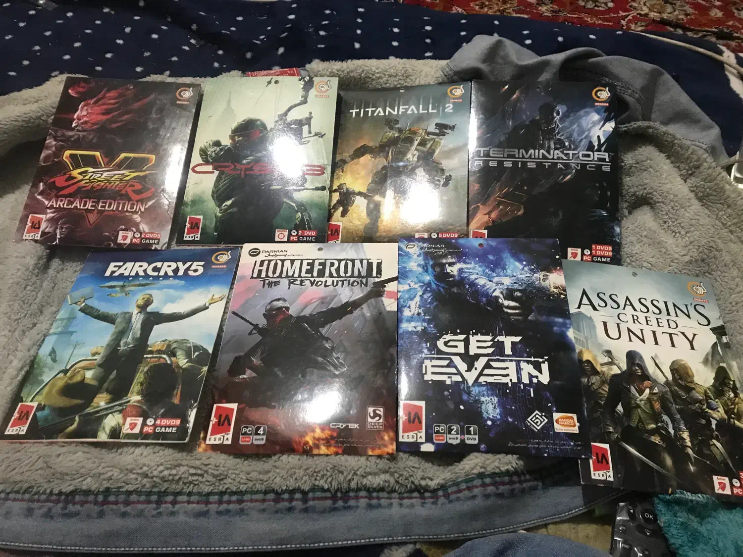 تعدادی بازی کامپیوتر تیراندازیو شمشیری|کنسول، بازی ویدئویی و آنلاین|کرمان, |دیوار