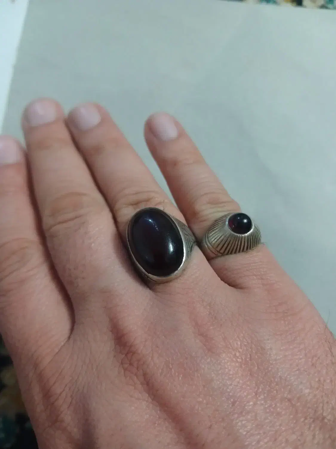 انگشتر نقره|کلکسیون اشیاء عتیقه|اشتهارد, |دیوار