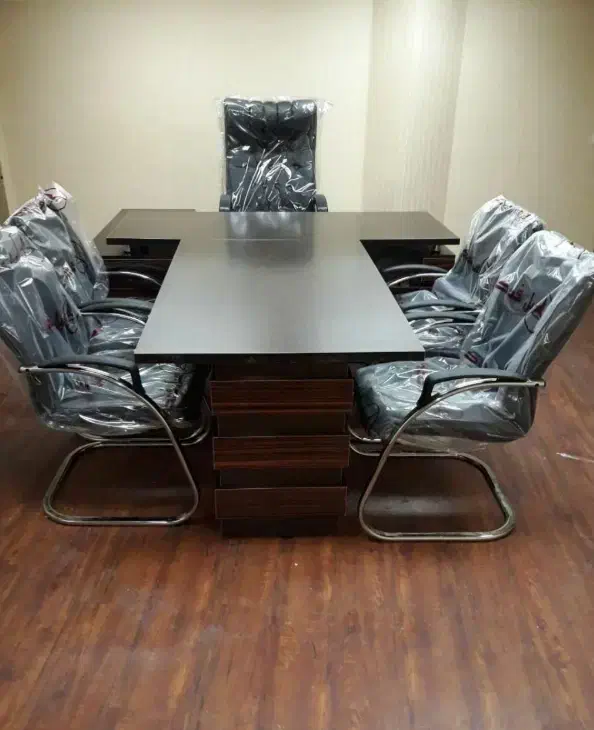 میز مدیریت نیکان میز کنفرانس ٪صندلی اداری|مبلمان اداری|رشت, پیرکلاچای|دیوار