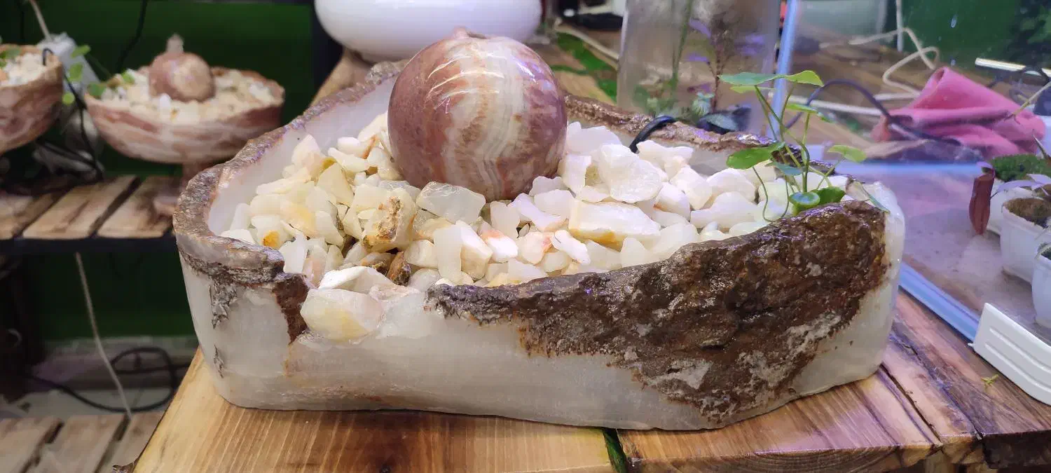 آبنما سنگ‌مرمر|صنایع دستی و سایر لوازم تزئینی|یزد, |دیوار