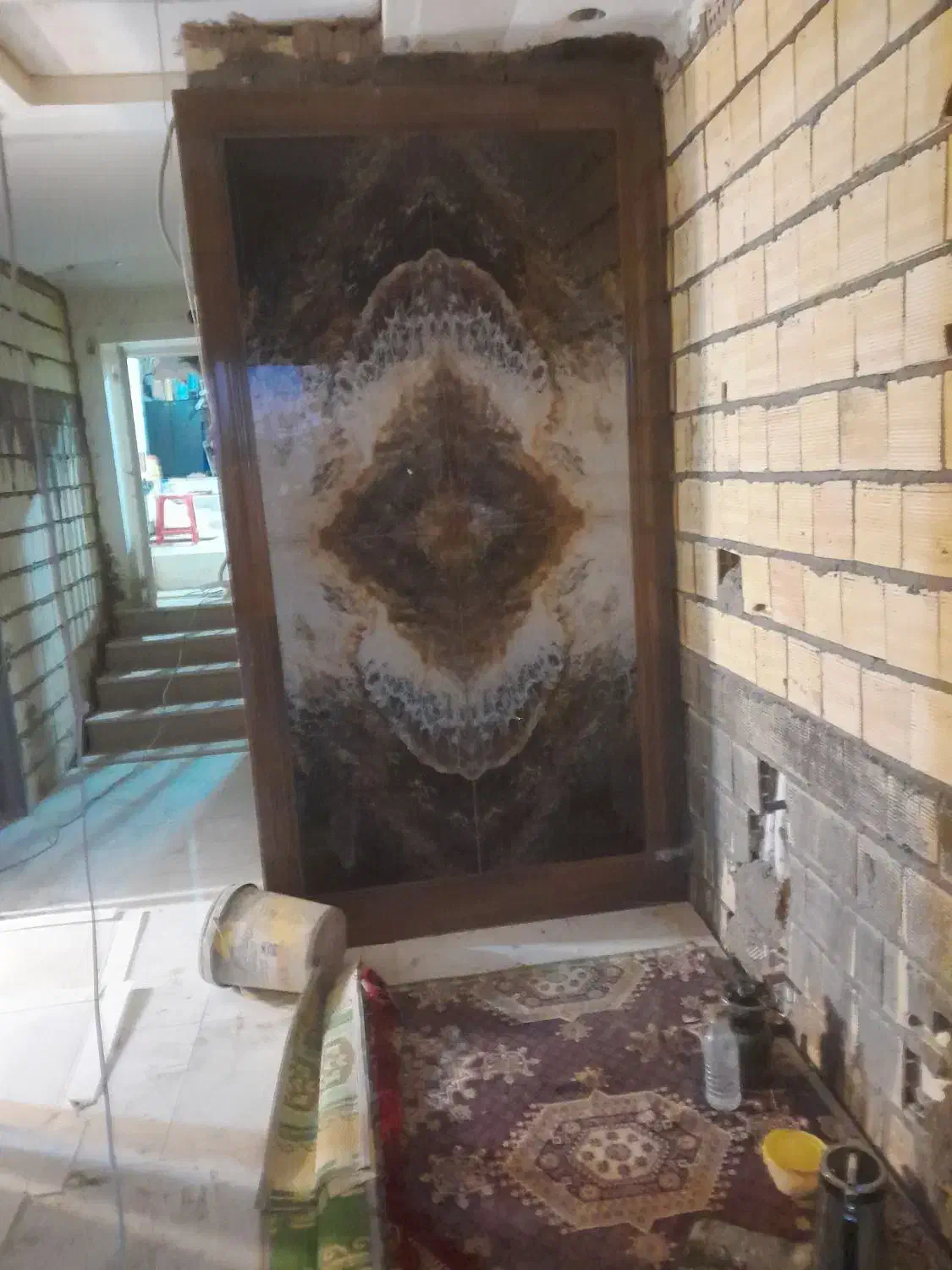 استاد کارکاشی وسرامیک وموزایک وسنگ ونما وپله هستم|خدمات پیشه و مهارت|دهاقان, |دیوار