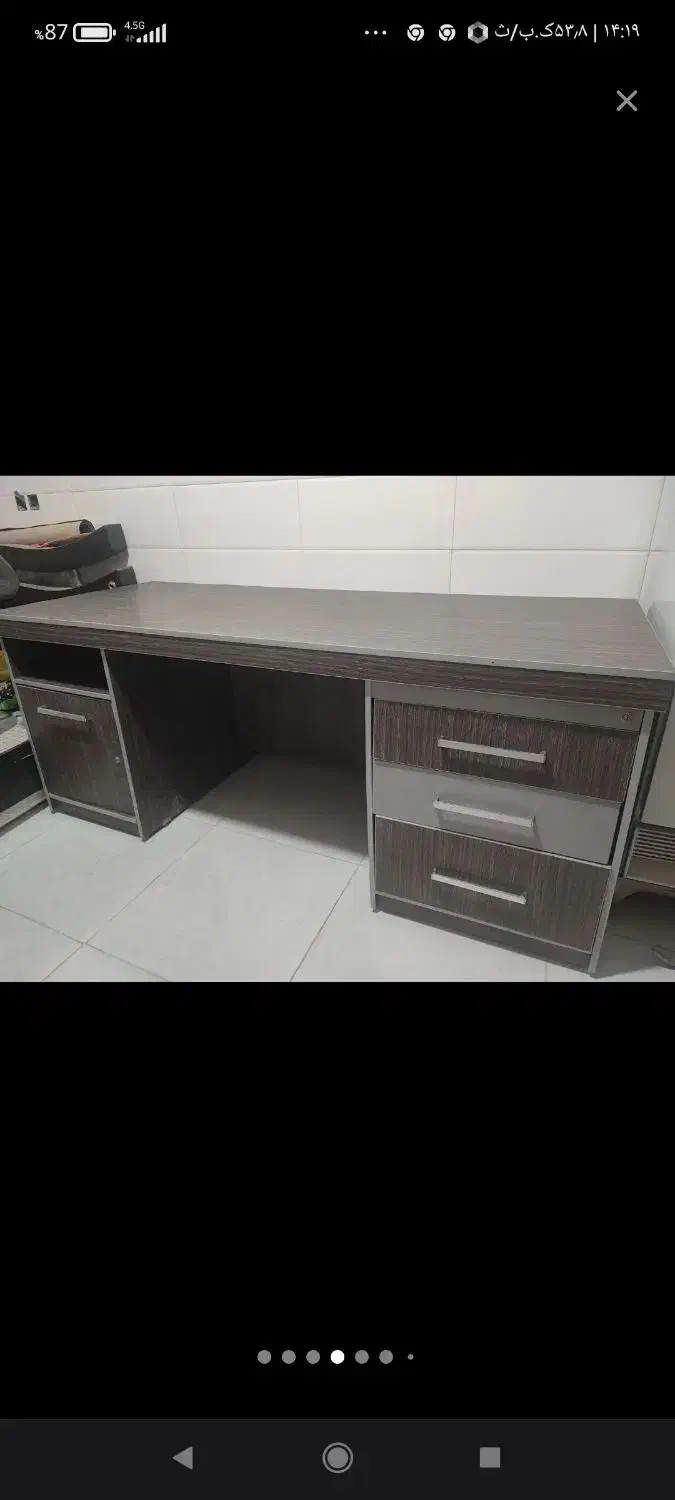 میز مدیریتی ۲متری در حد نو|مبلمان اداری|شاهرود, |دیوار