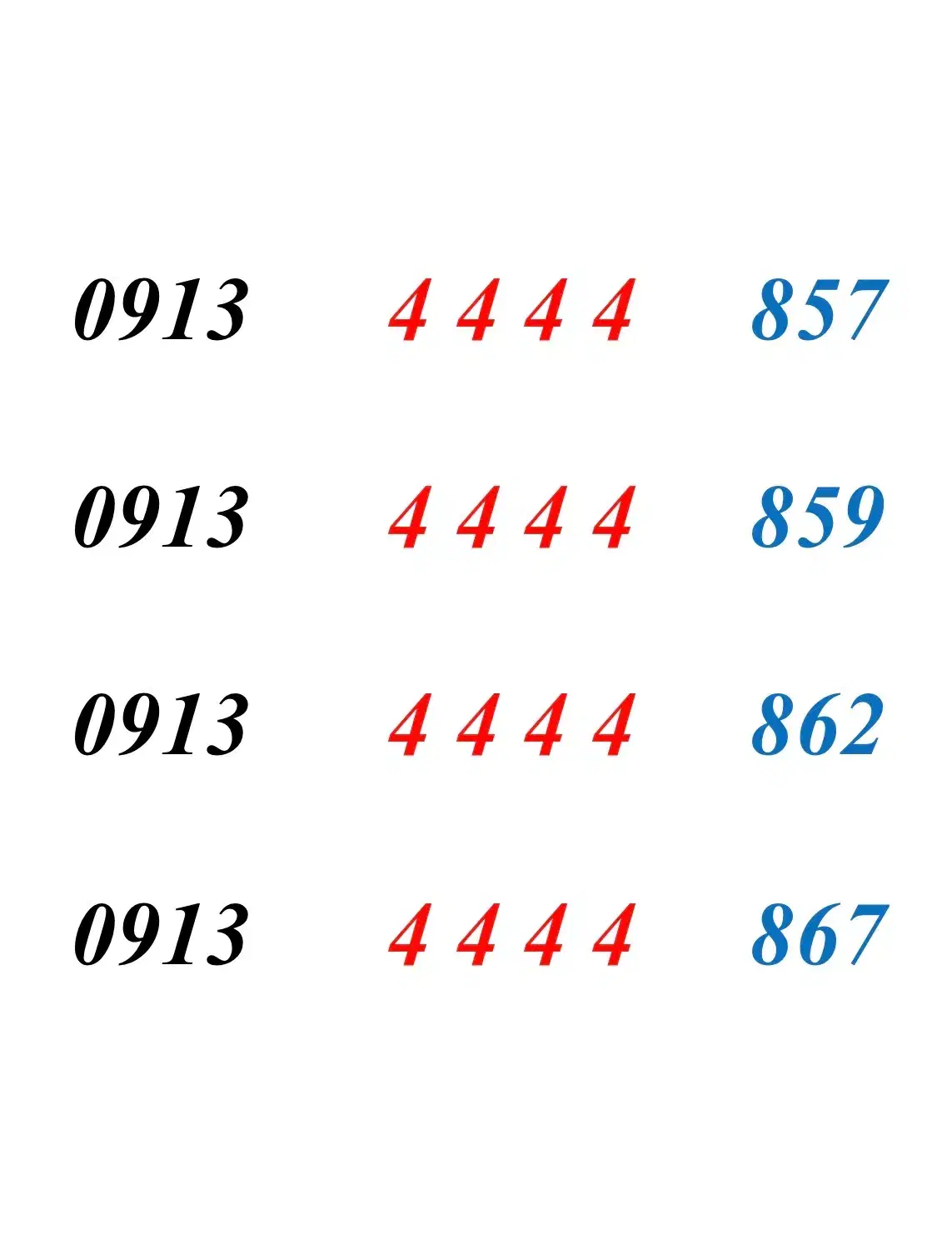0913.4444.862|سیمکارت|اصفهان, خواجو|دیوار