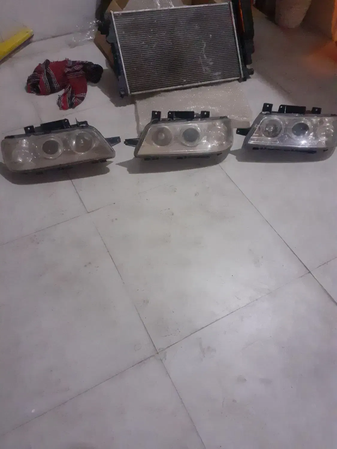 سپر+رادیاتور +کاسه چراغ|قطعات یدکی و لوازم جانبی|شوش, |دیوار