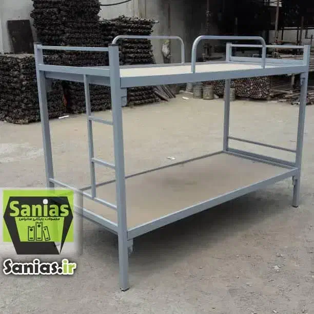 تخت خواب دو طبقه فلزی|تخت و سرویس خواب|تبریز, |دیوار