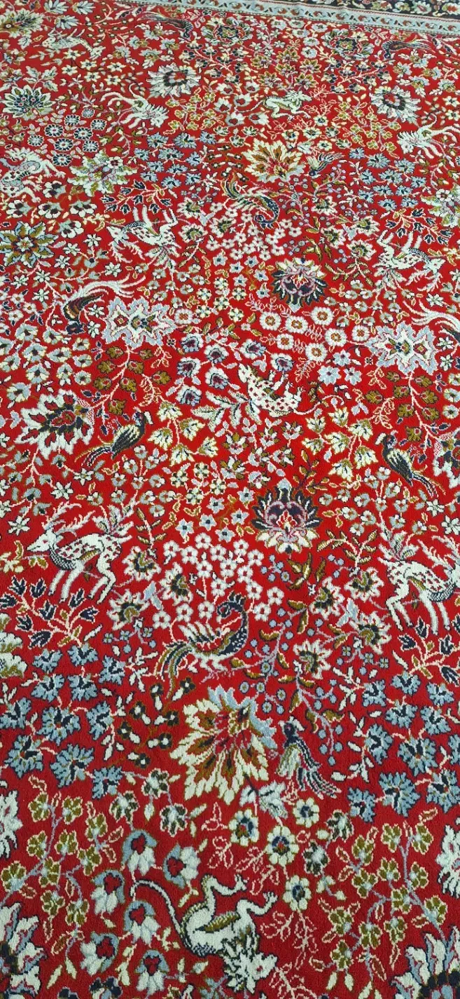 فرش کاشان ۱۲ متری ضخیم سالم|فرش|گرگان, |دیوار