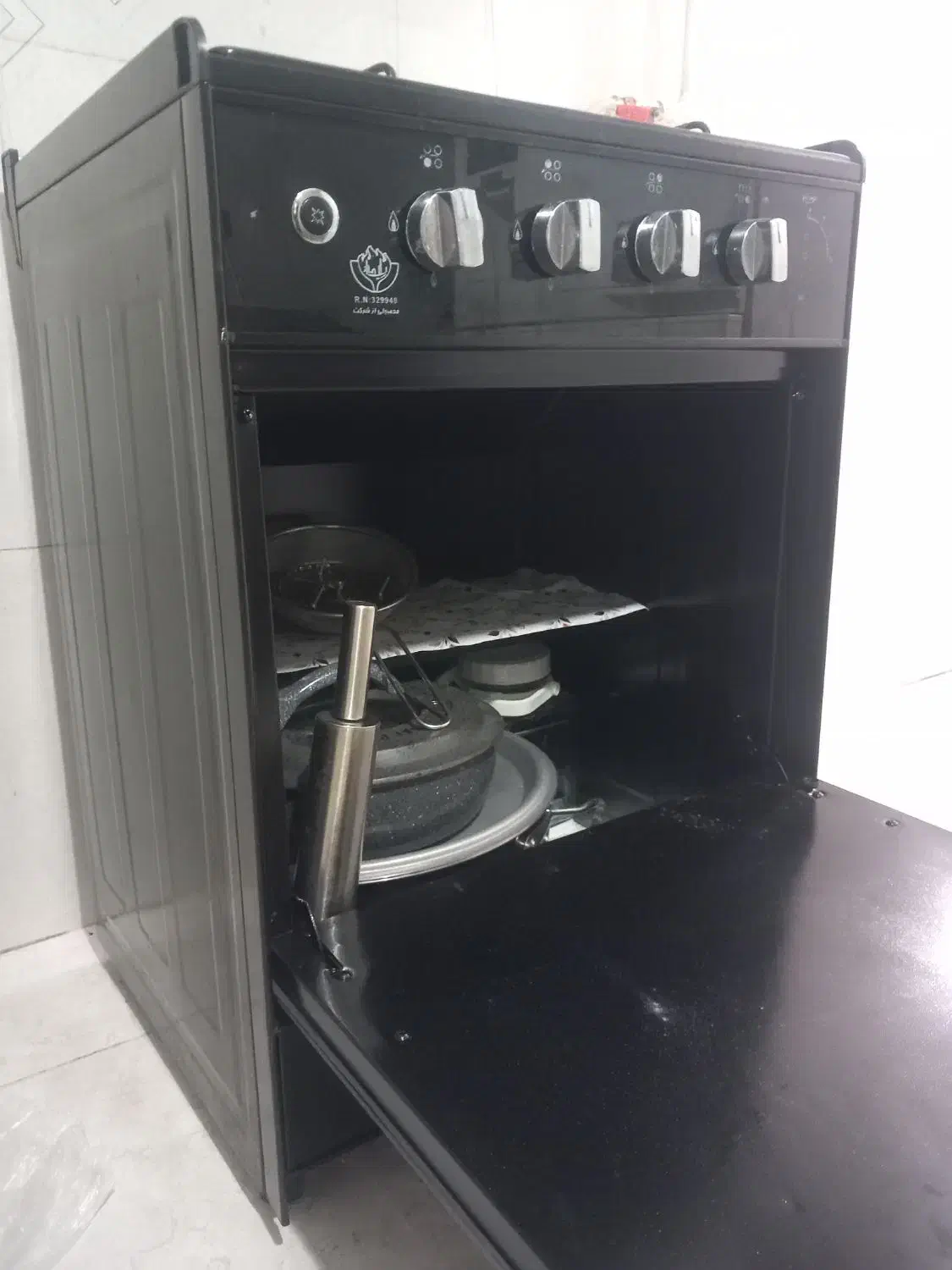 گاز ۴ شعله طرح فر|اجاق گاز و لوازم برقی پخت‌وپز|نوشهر, |دیوار