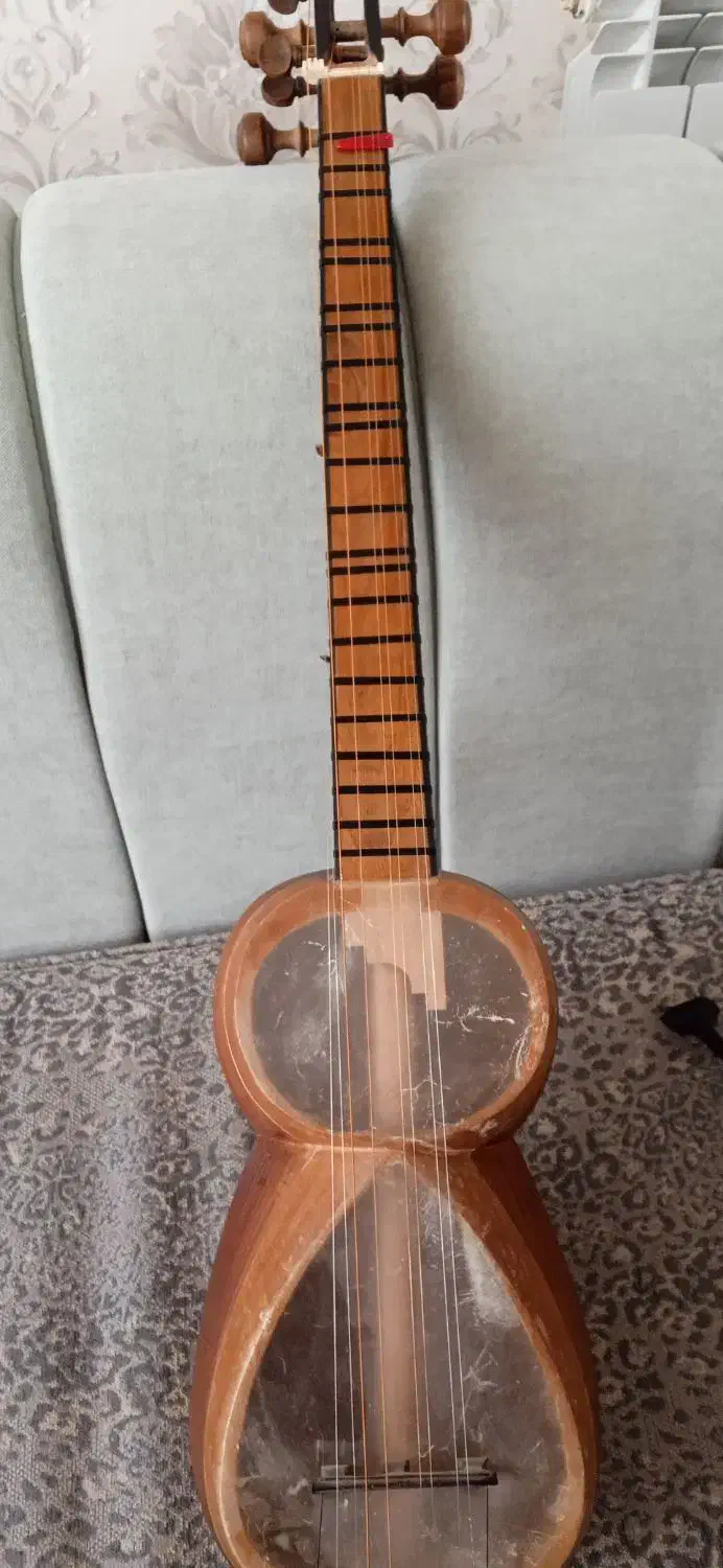 تار آذری دو مهر جواد منور بسیار با کیفیت و خوش صدا|سازهای سنتی|اردبیل, |دیوار