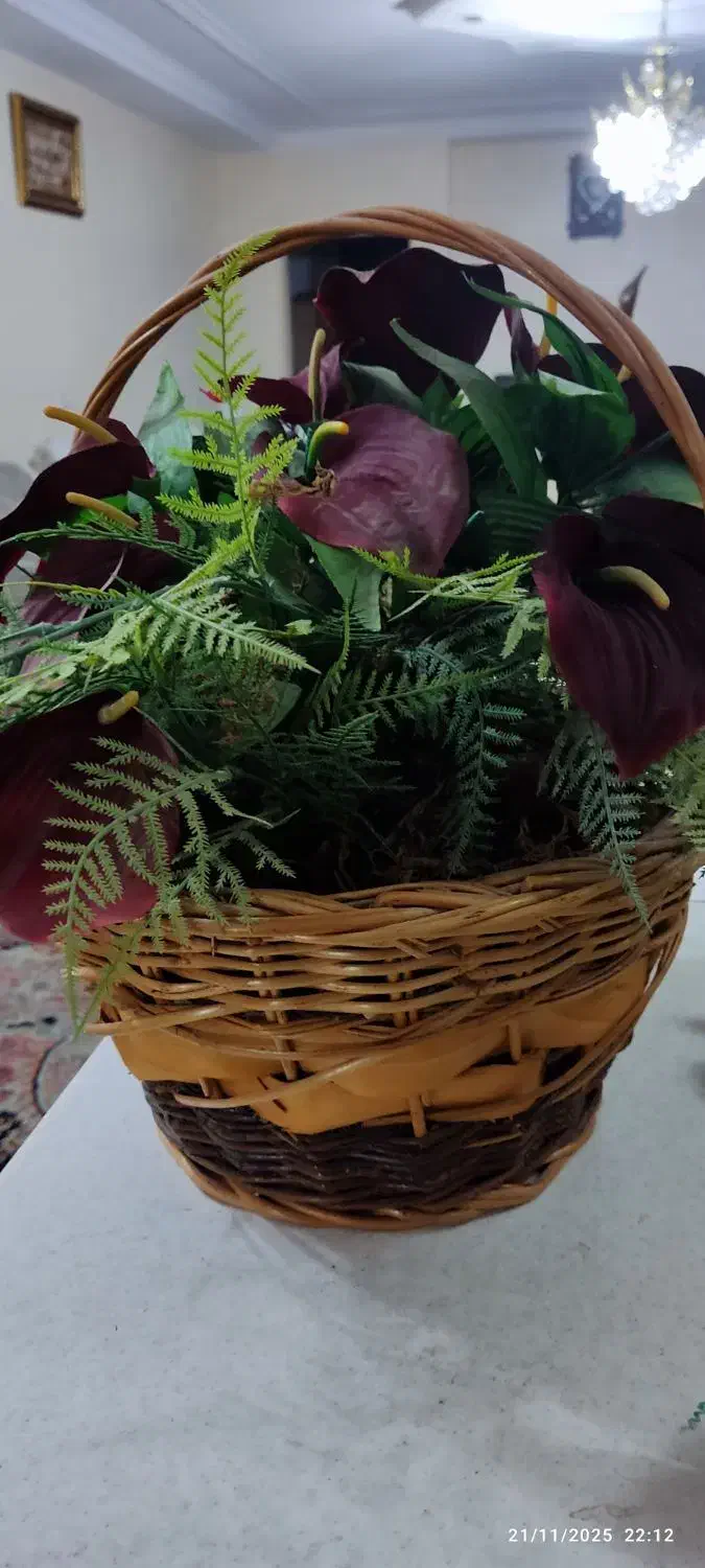 سبد و گل مصنوعی|گل مصنوعی|تهران, شهرک ولیعصر جنوبی|دیوار