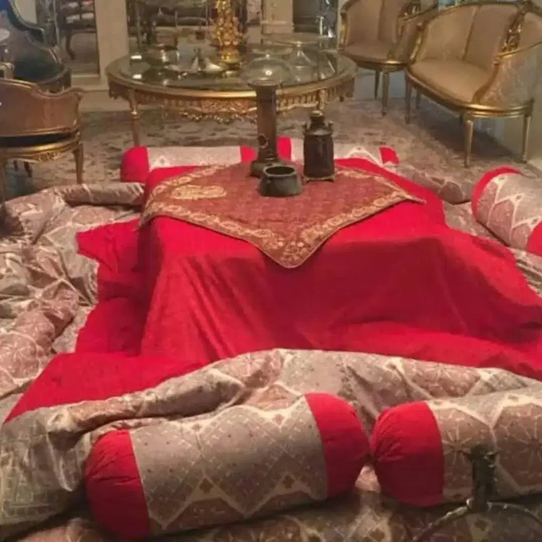 لحاف کرسی خاتون چراغی 4 در 4 سفارشی کامل فول|رختخواب، بالش، پتو|تهران, شهرک ولیعصر جنوبی|دیوار