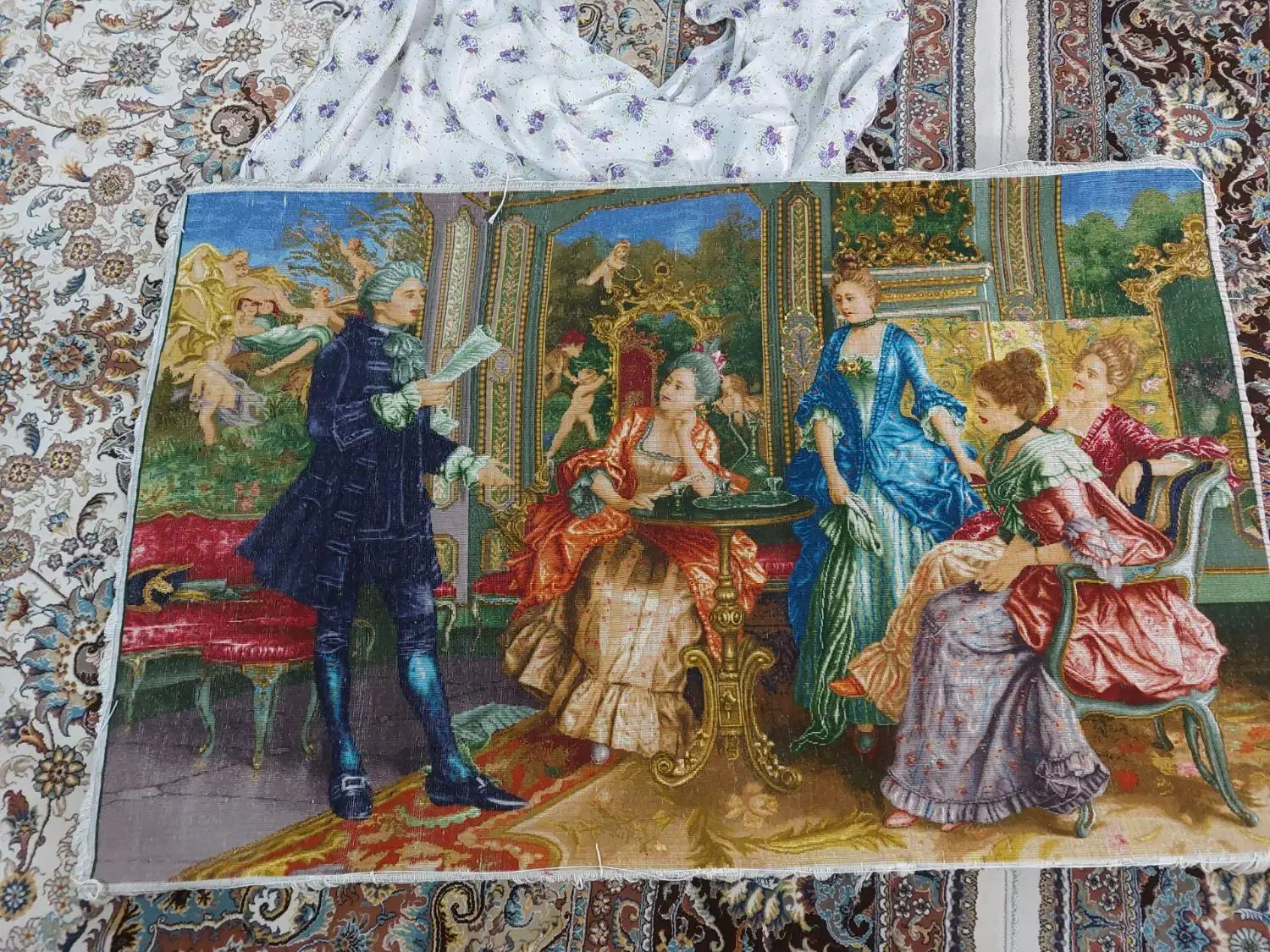 تابلو فرش دست بافت|تابلو فرش|تهران, کیانشهر|دیوار