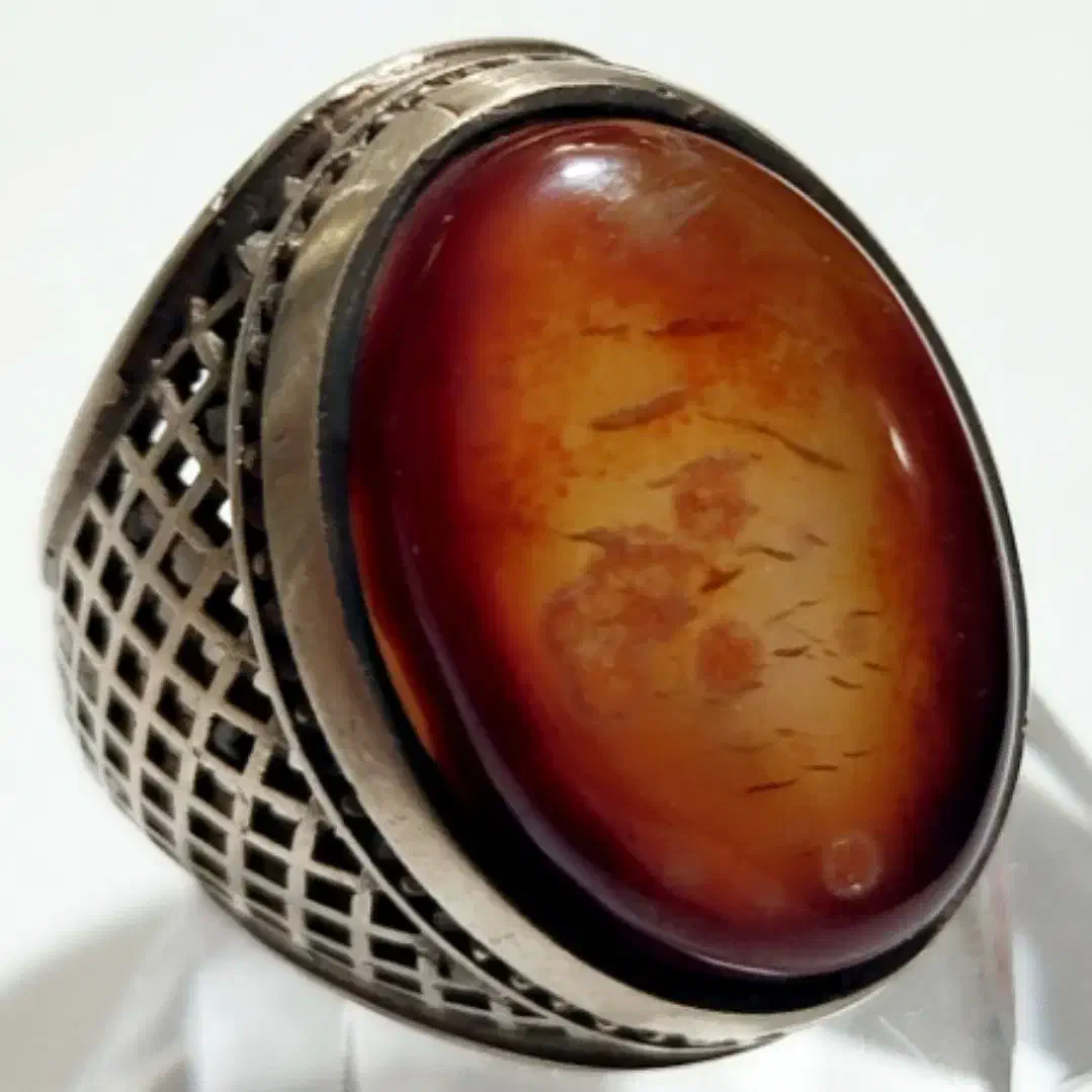 انگشتر مردانه عقیق سلیمانی رکاب نیمه دستساز|جواهرات|ارومیه, |دیوار