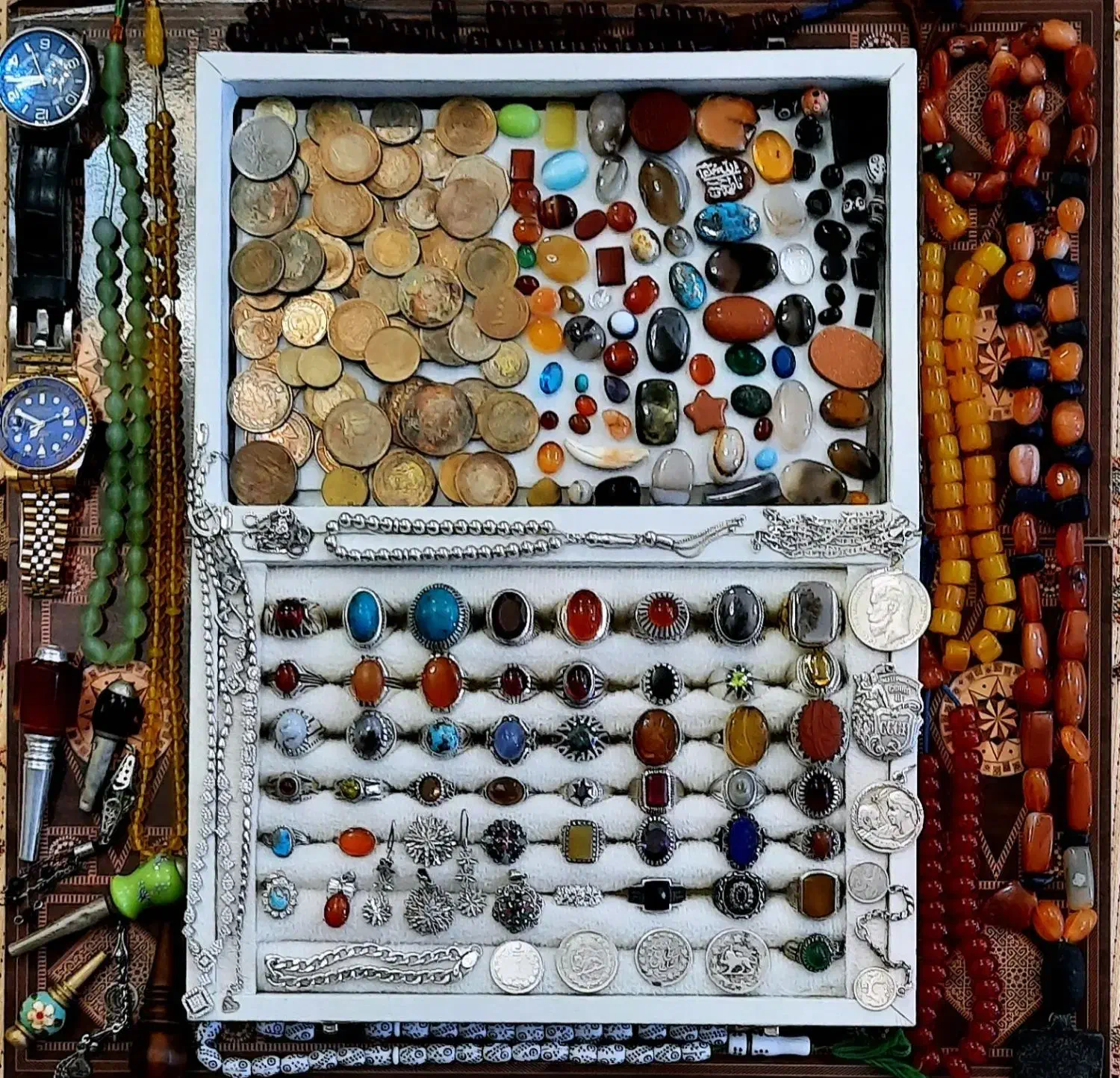 خریدار و فروشنده انواع انگشتر و نقره جات هستم|جواهرات|اردبیل, |دیوار