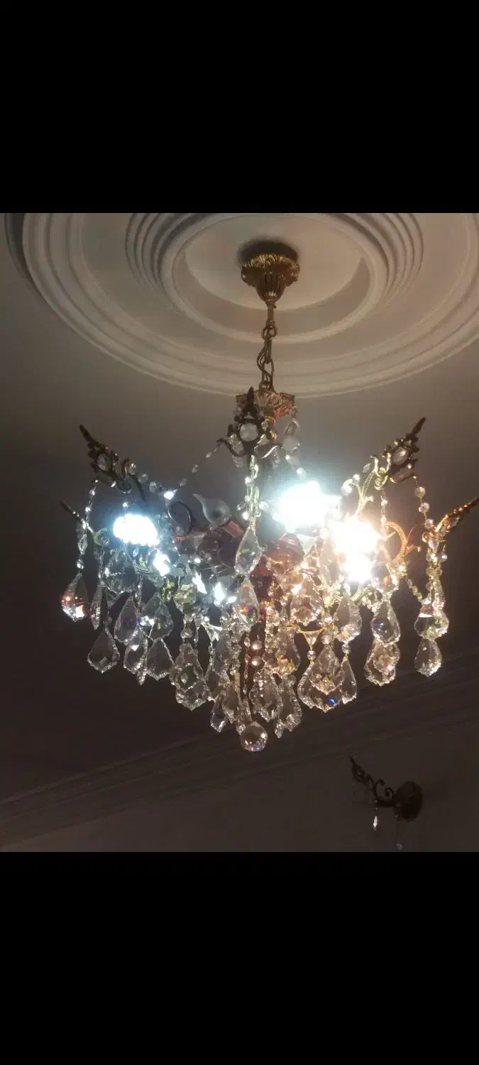 لوستر ۸شاخه|لوستر و چراغ آویز|ساوه, |دیوار