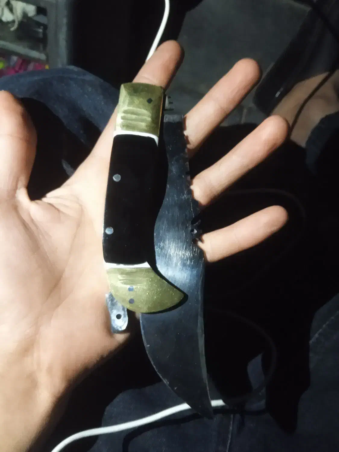 چاقو نیم غلاف|کوهنوردی و کمپینگ|رفسنجان, |دیوار