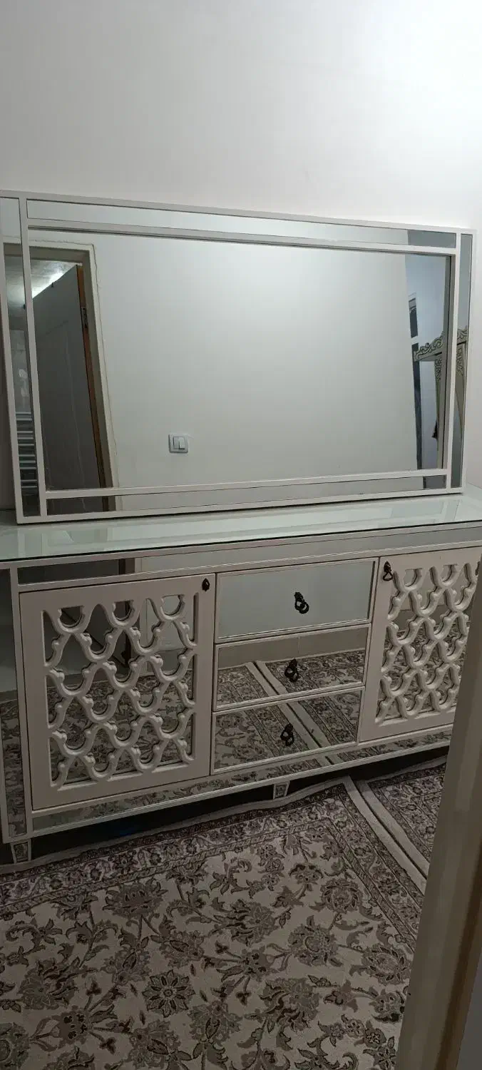 ست کنسول و میز تلویزیون|بوفه، ویترین، کنسول|فسا, |دیوار