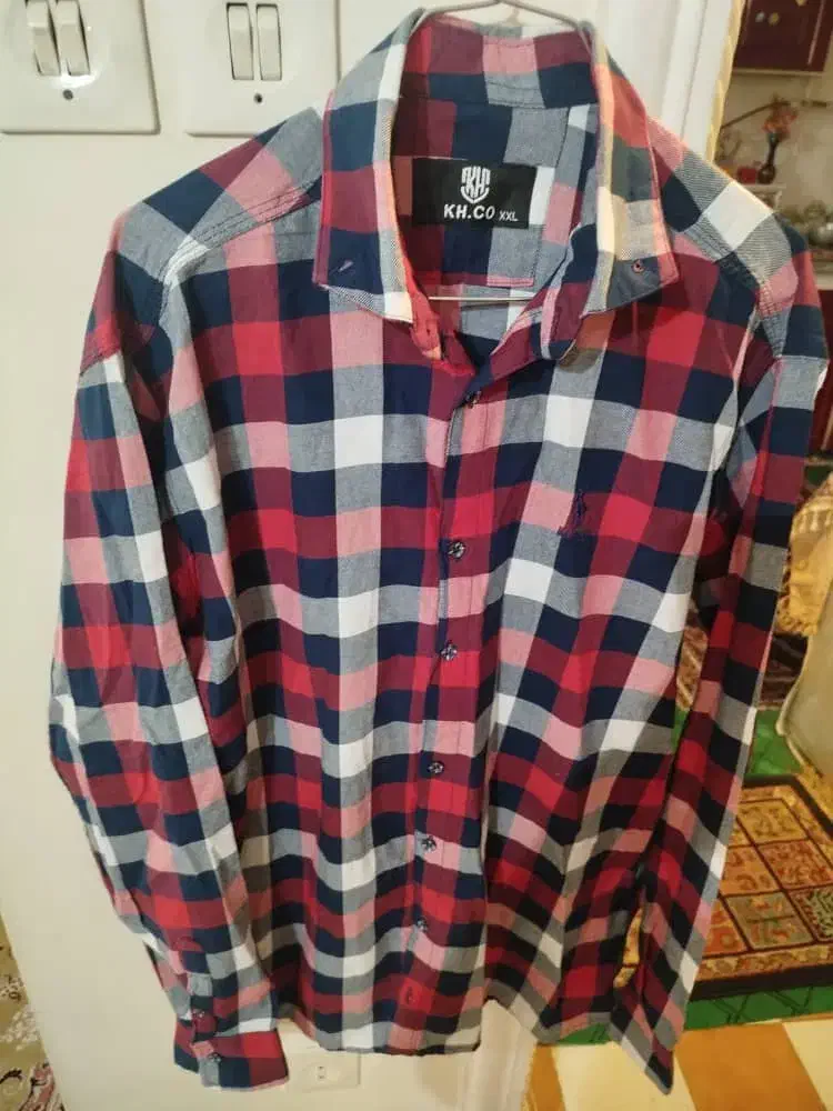 پیراهن مردانه پاییزه نونونوفقط یک ساعت پوشیده شده|لباس|شیراز, دشت چنار|دیوار