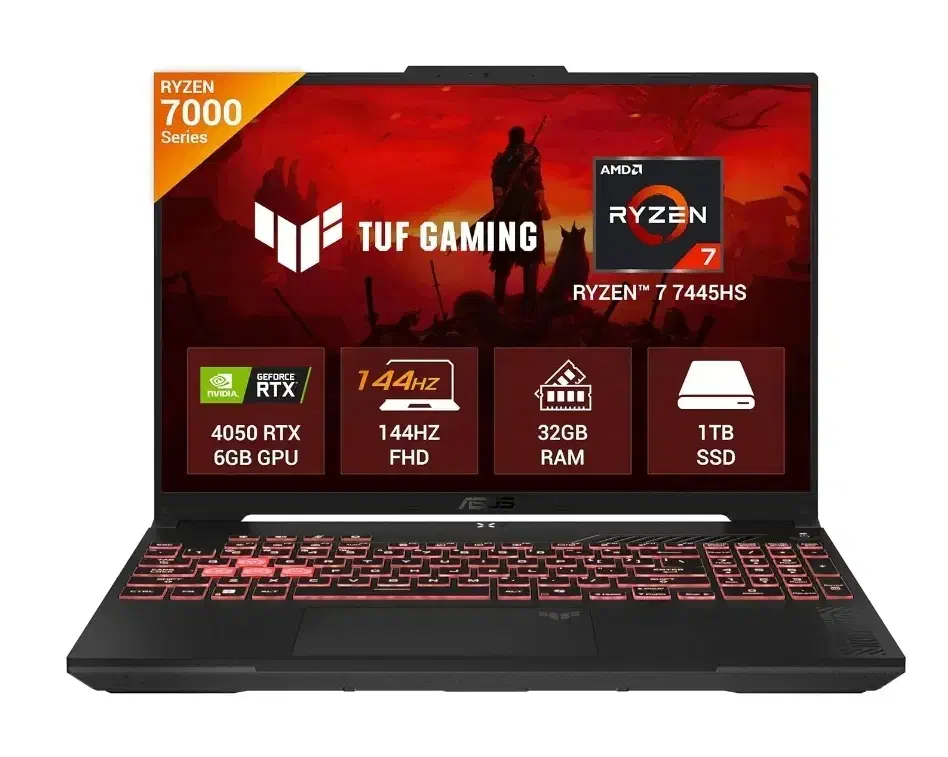 لپتاپ گیمینگ ASUS TUF FX607NUG 2025پلمپ .|رایانه همراه|شیراز, ملاصدرا|دیوار