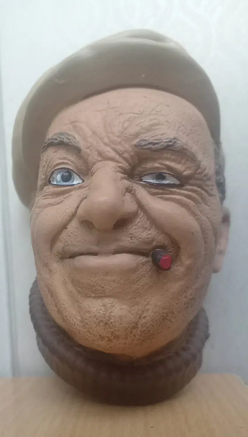 مجسمه گچی دیواری BOATMAN 1967 BOSSONS CHALKWARE|مجسمه، تندیس، ماکت|اشتهارد, |دیوار