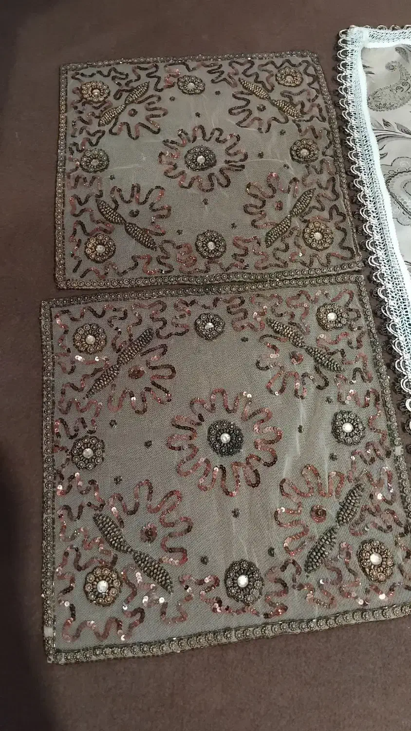 رومیزی ومیزعسلی زیبا|پرده، رانر، رومیزی|قرچک, داوود آباد|دیوار