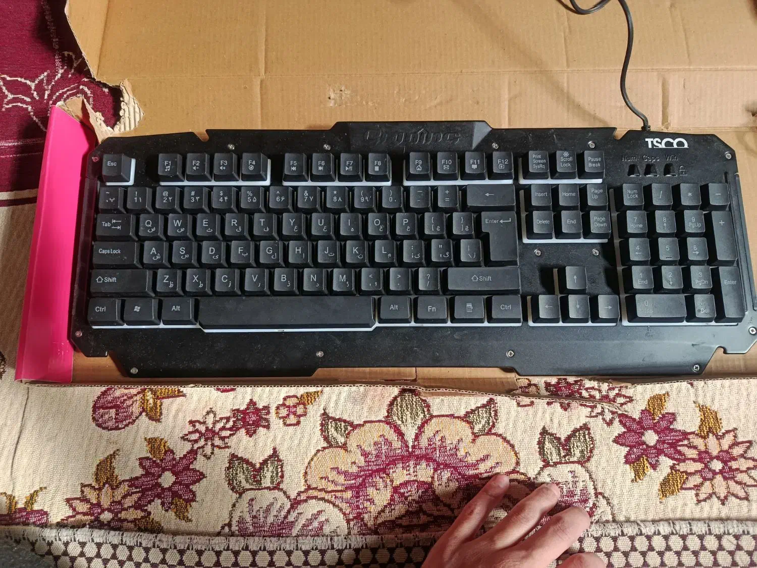 کیبورد گیمینگ تسکو|قطعات و لوازم جانبی رایانه|بروجرد, |دیوار