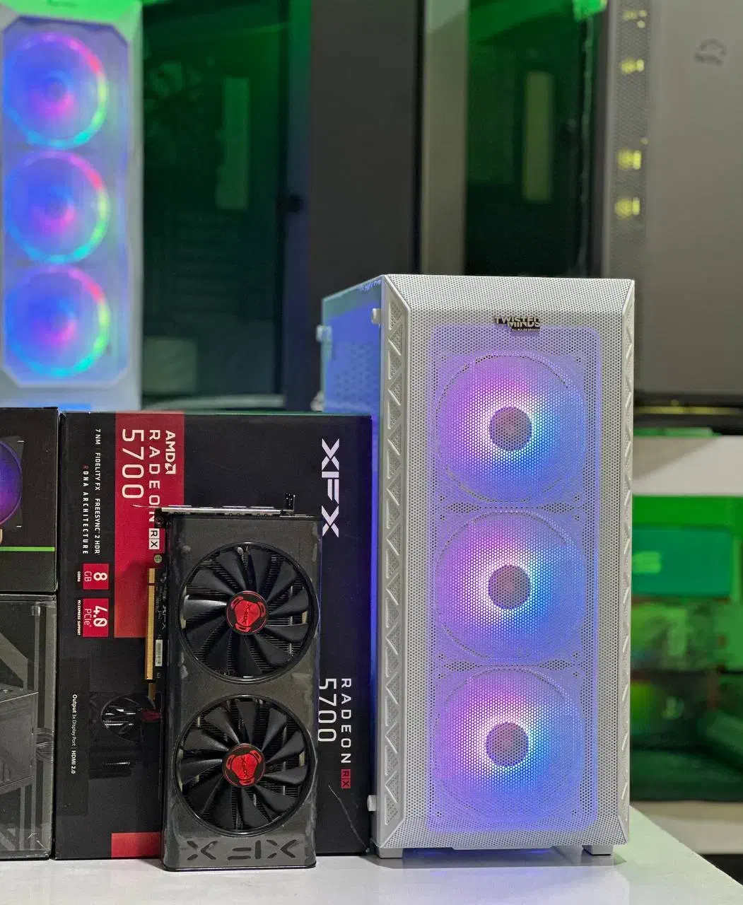 کیس گیمینگ RX5700 8GB نسل 13 کیس RGB آکبند|رایانه رومیزی|مشهد, آبکوه|دیوار
