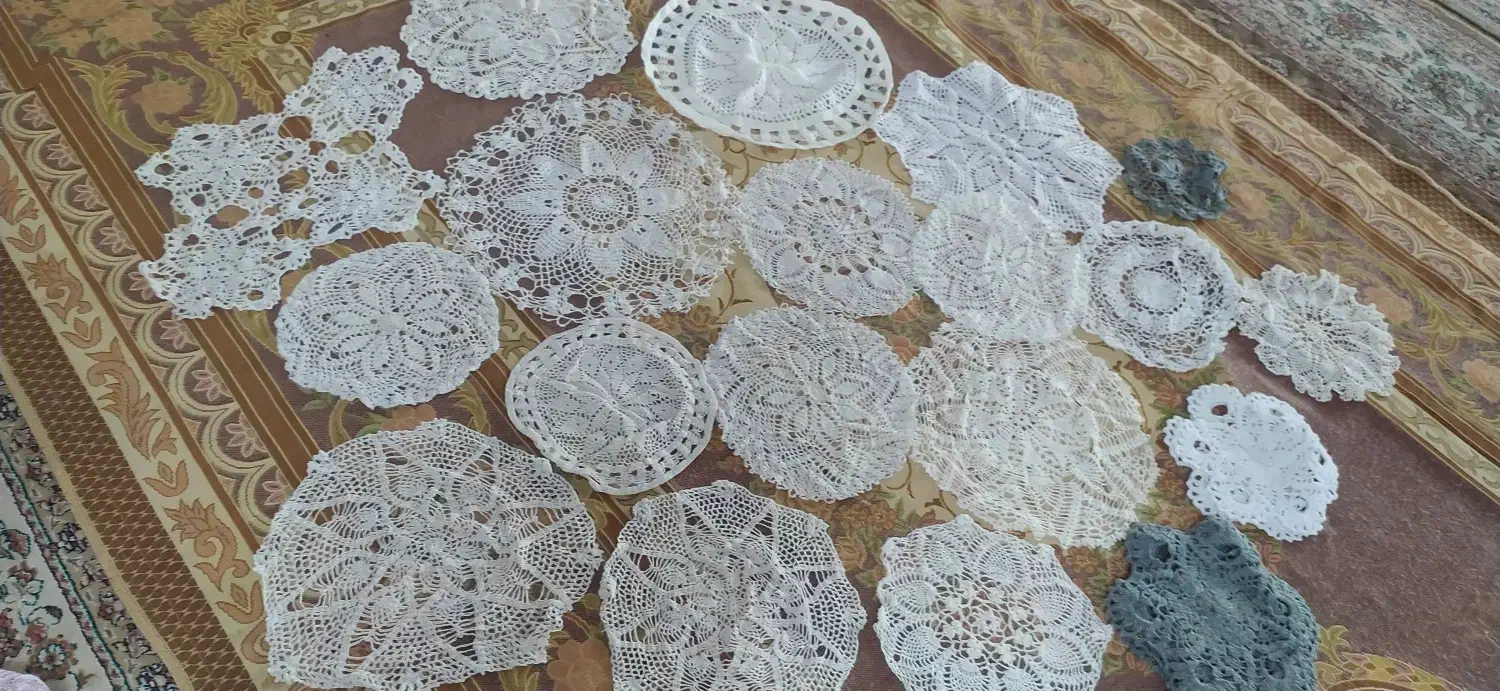 لباس و بافتنی و گل دوزی|پرده، رانر، رومیزی|مشهد, کوی دروی|دیوار