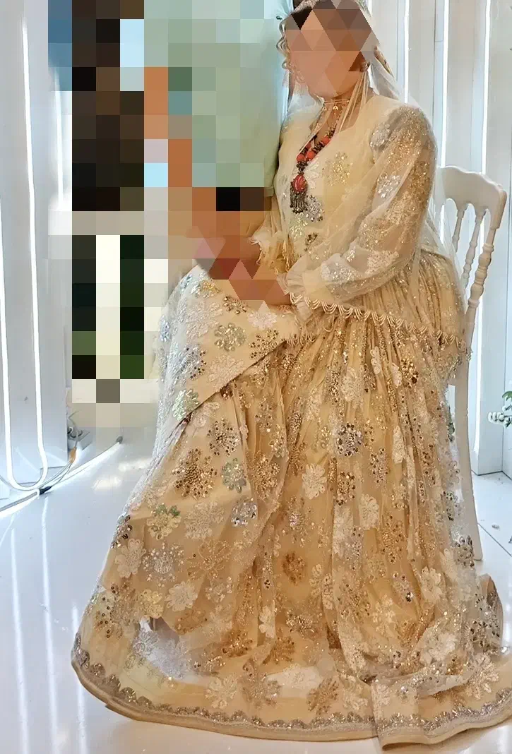 لباس عروس یک بار استفاده شده بدون هیچ مشکلی|لباس|یاسوج, |دیوار