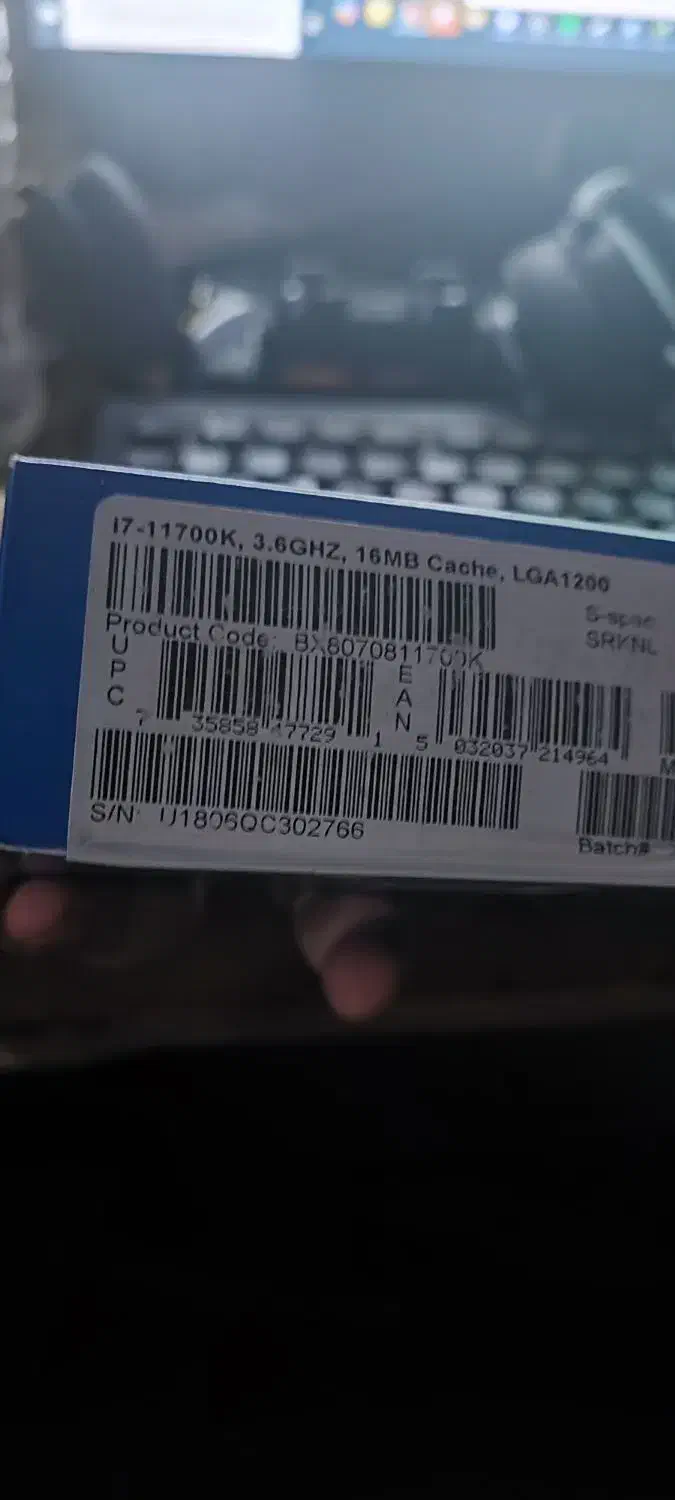 پردازنده intel i7 11700k box اکبند|قطعات و لوازم جانبی رایانه|تهران, درب دوم|دیوار