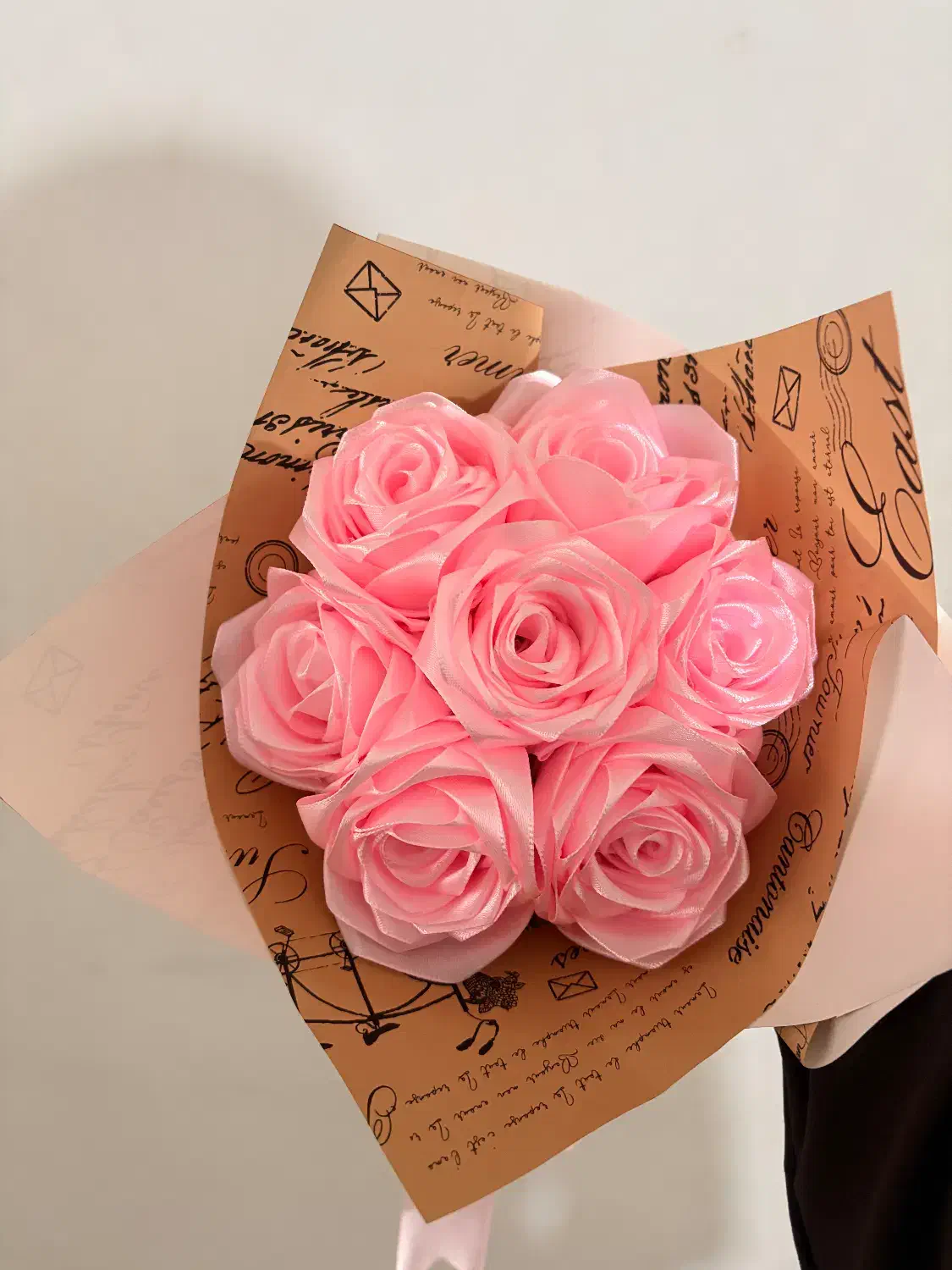 دسته گل ربان|گل مصنوعی|همدان, |دیوار