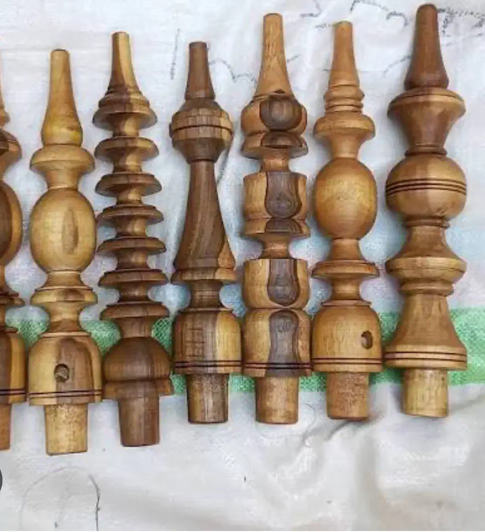 دوتا قلیون تنه چوبی|کلکسیون و سرگرمی|تالش, هشتپر|دیوار