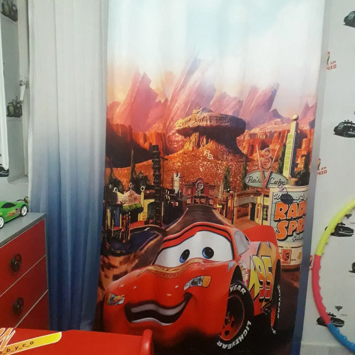 پنل  پرده  پانچ چاپی هازان مک کویین|پرده، رانر، رومیزی|ری, دیلمان|دیوار