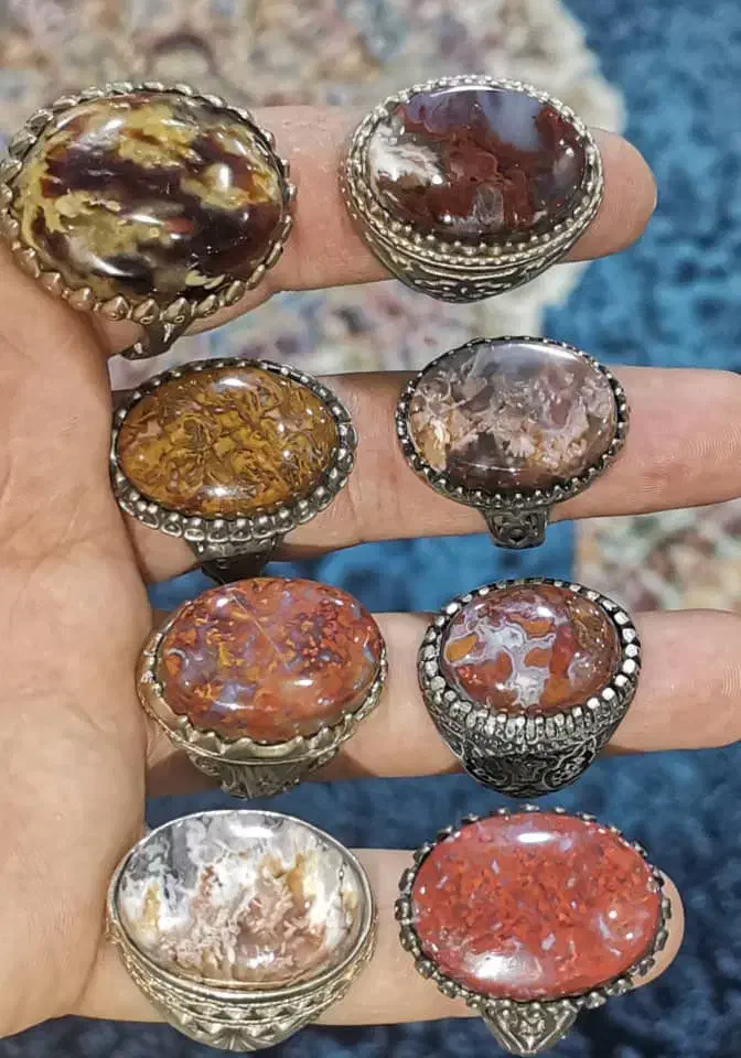 تعدادی انگشتر و نگین اصل|جواهرات|کهریزک, |دیوار